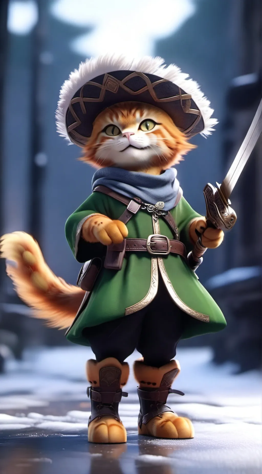 ai character: puss background