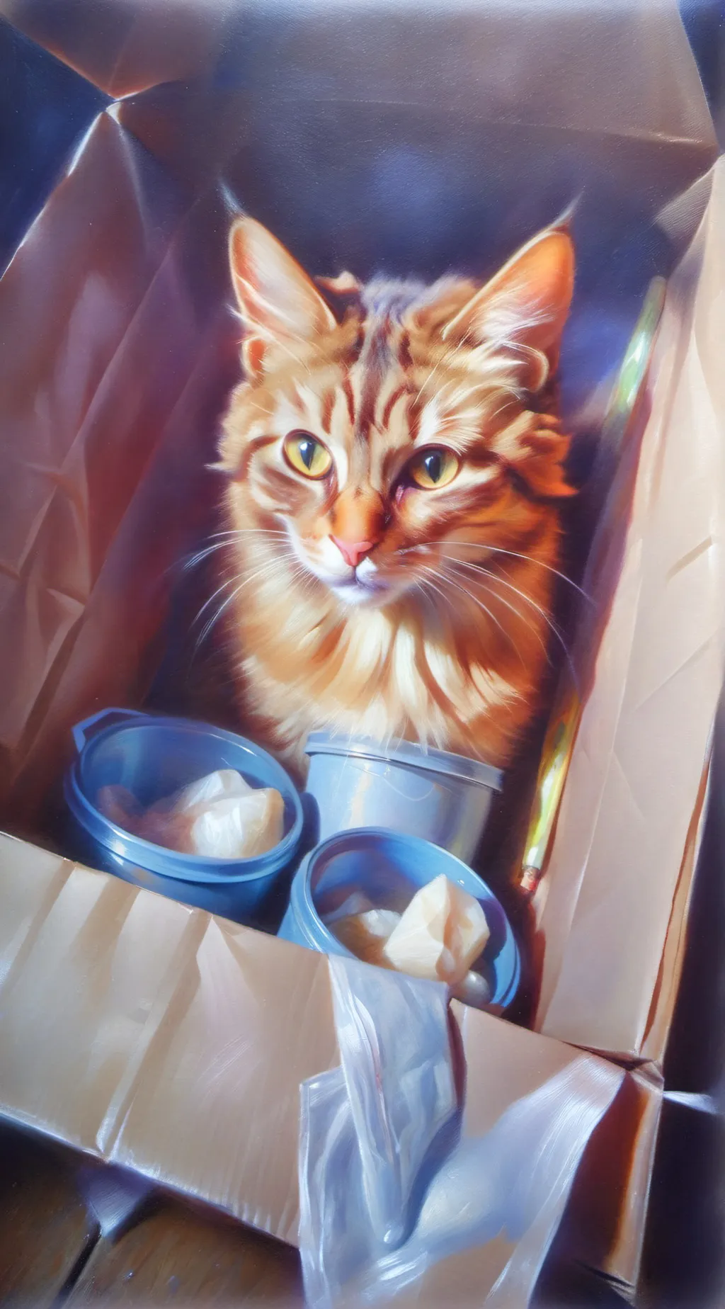 ai character: mittens background