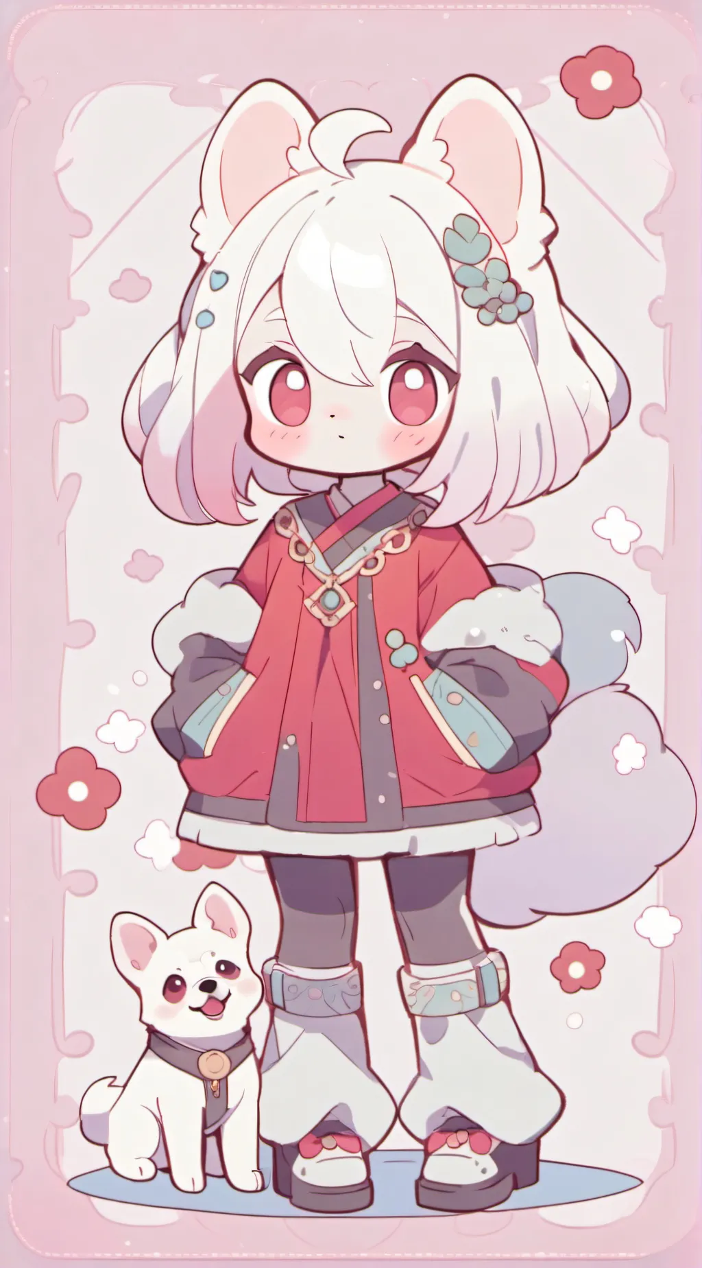 ai character: Lil' Doggie background