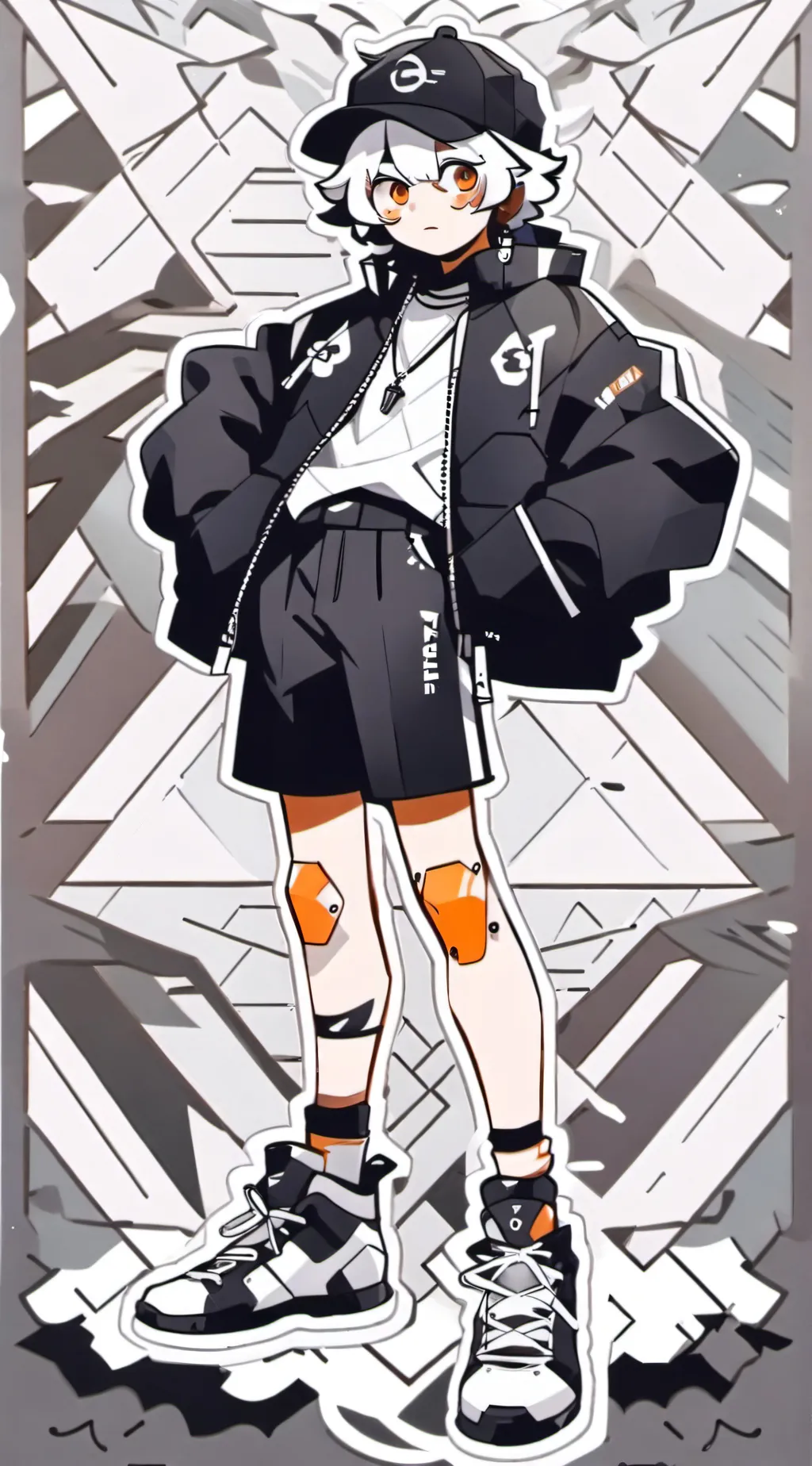 ai character: za fpe oc background