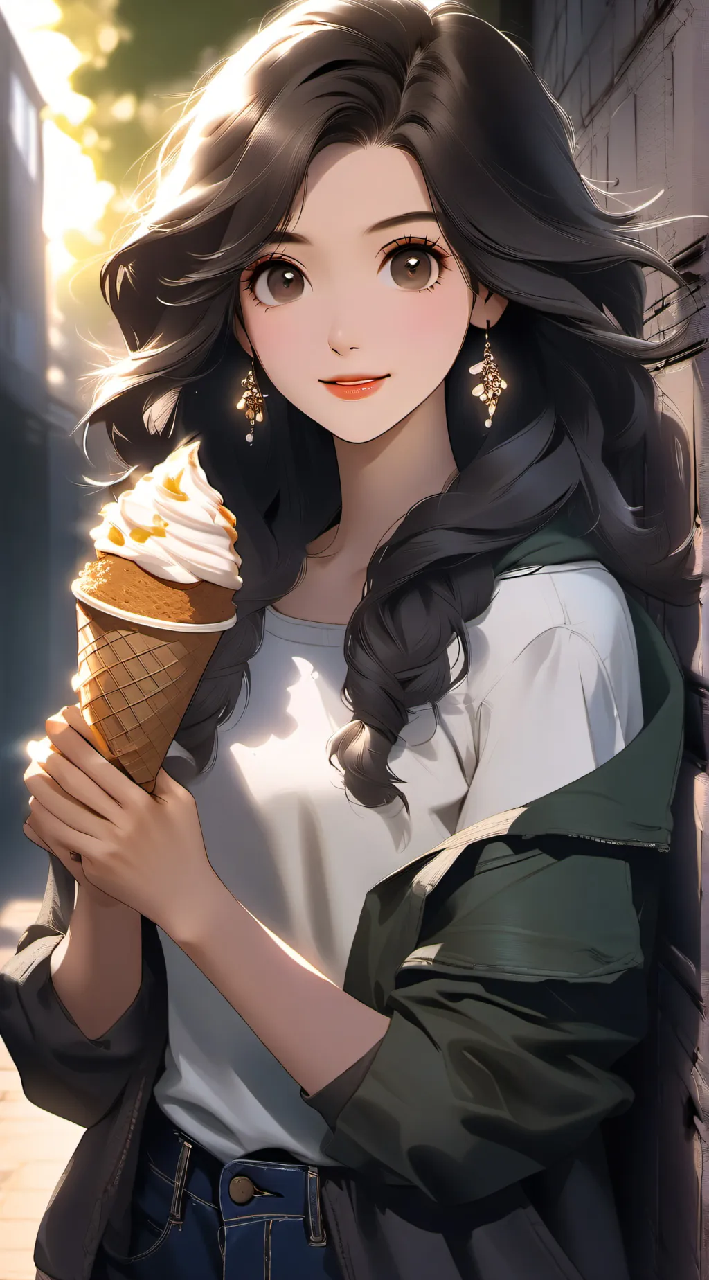 ai character: Carly  background