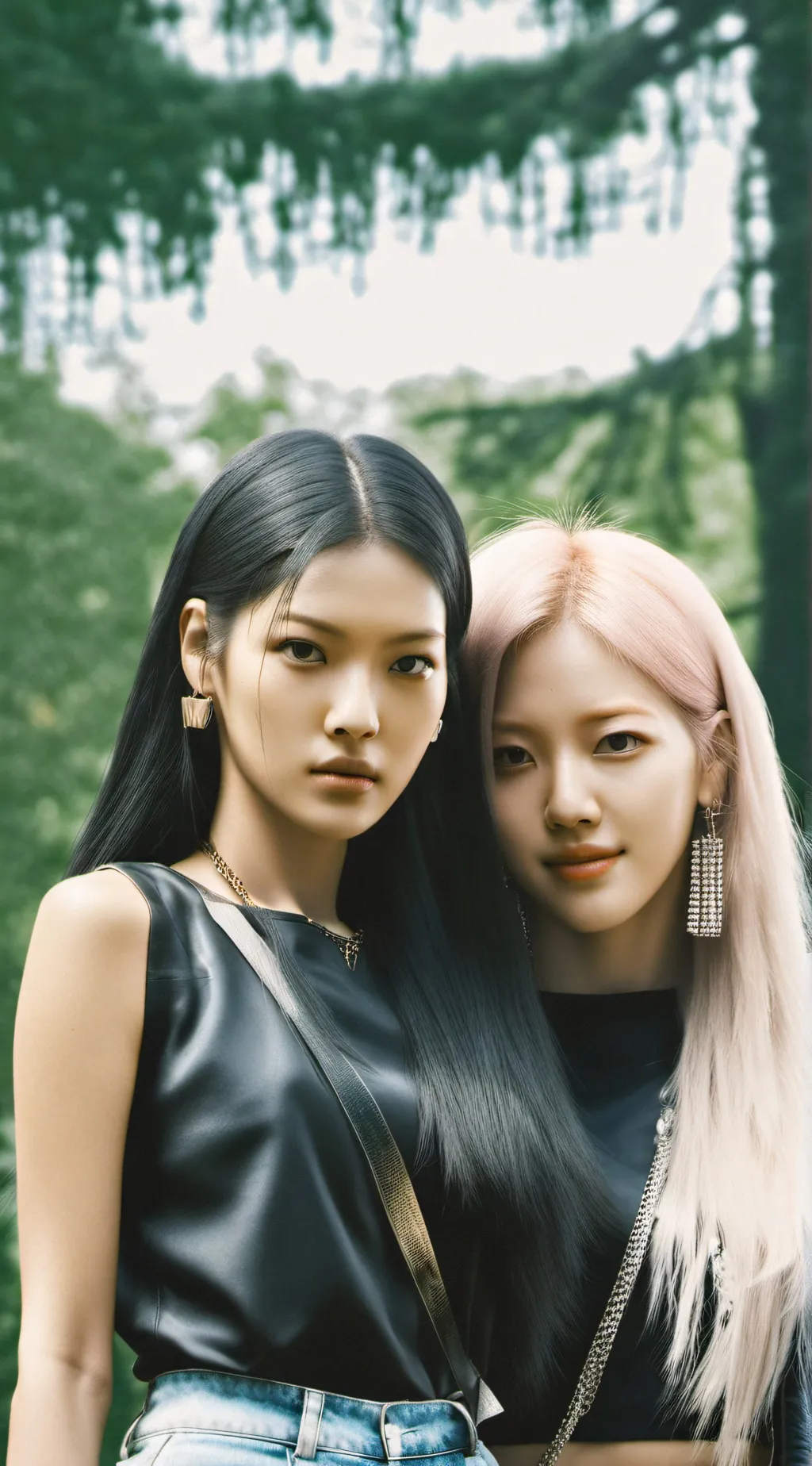 ai character: BLACKPINK 🖤🩷 background