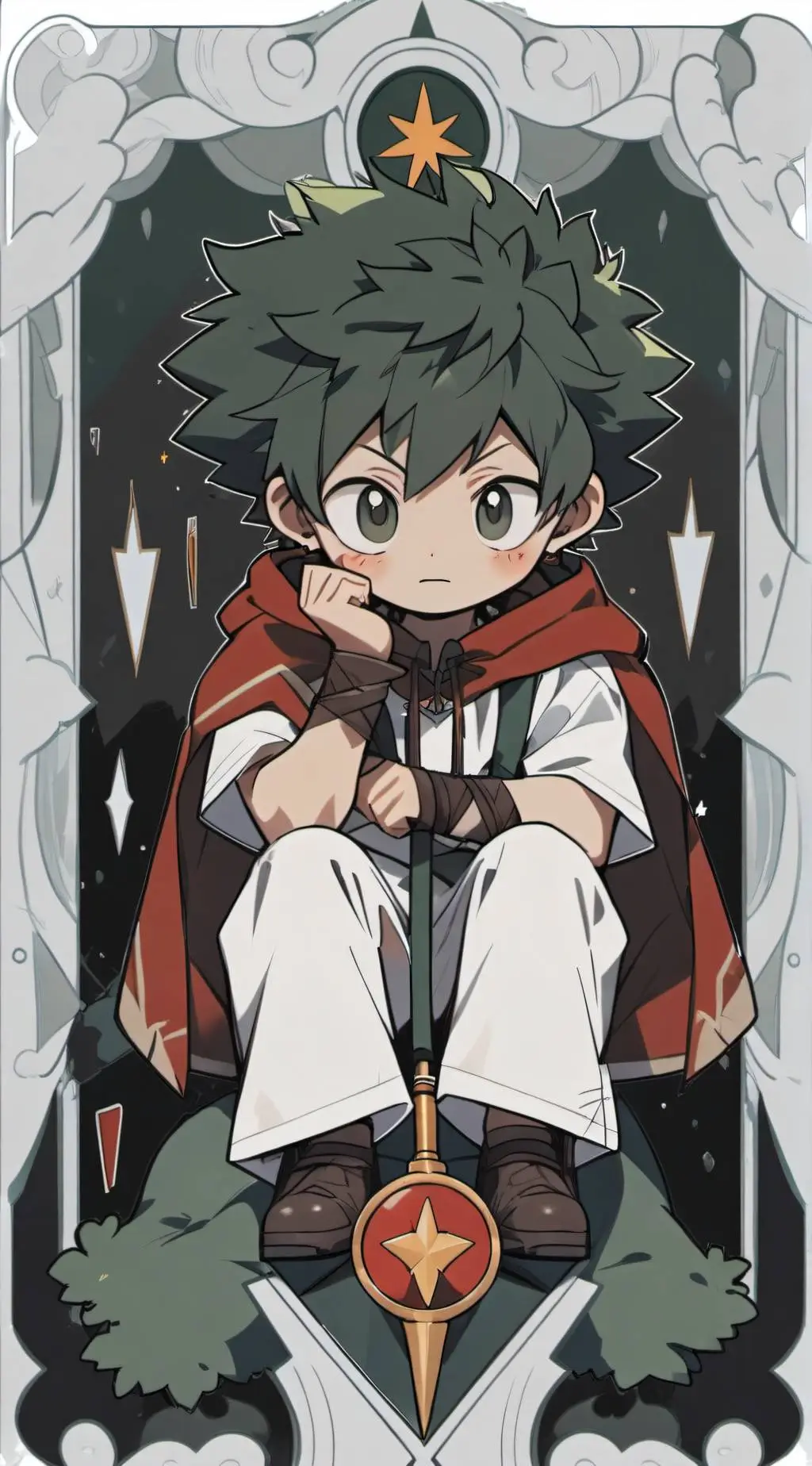 ai character: Deku background