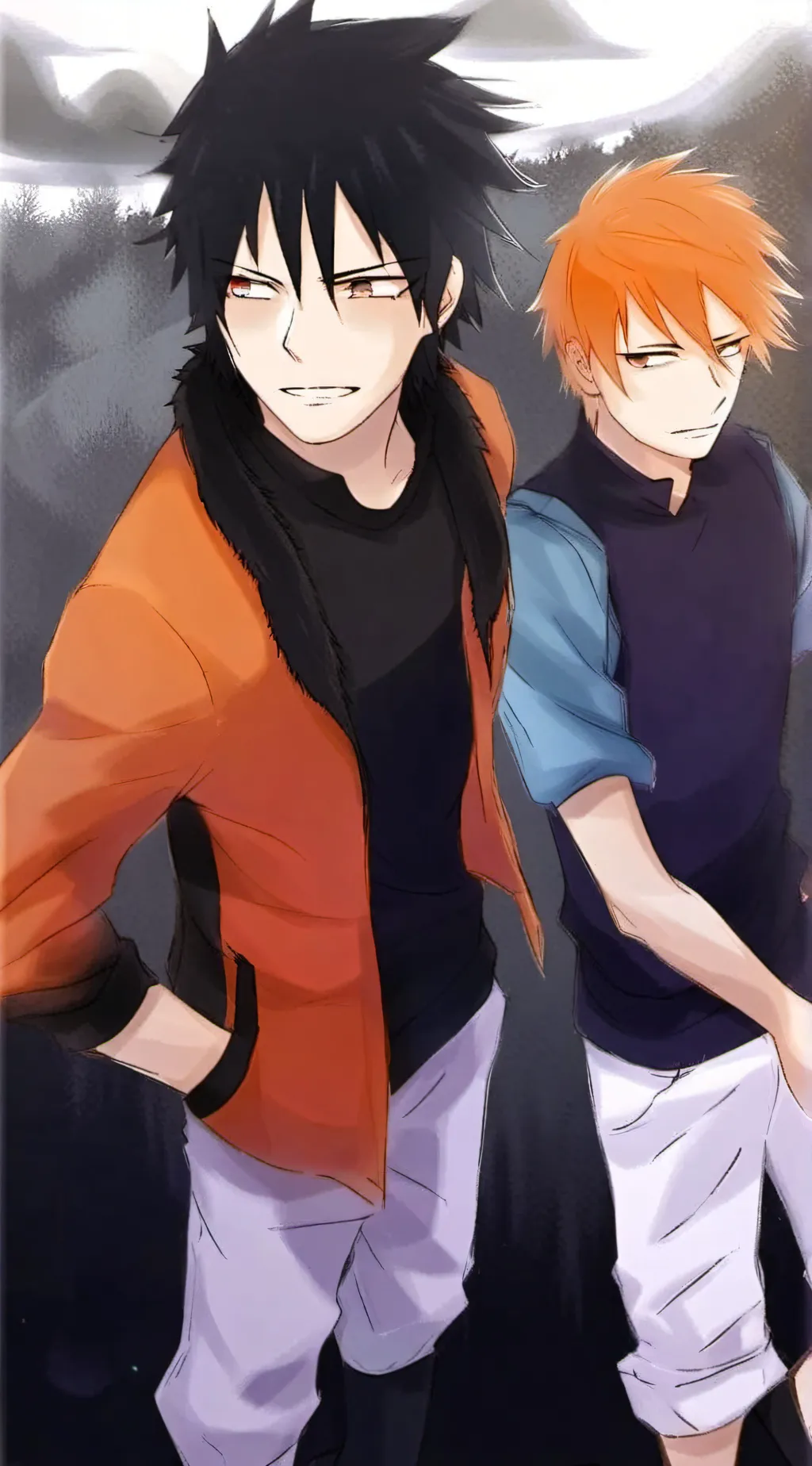 ai character: sasnaru background