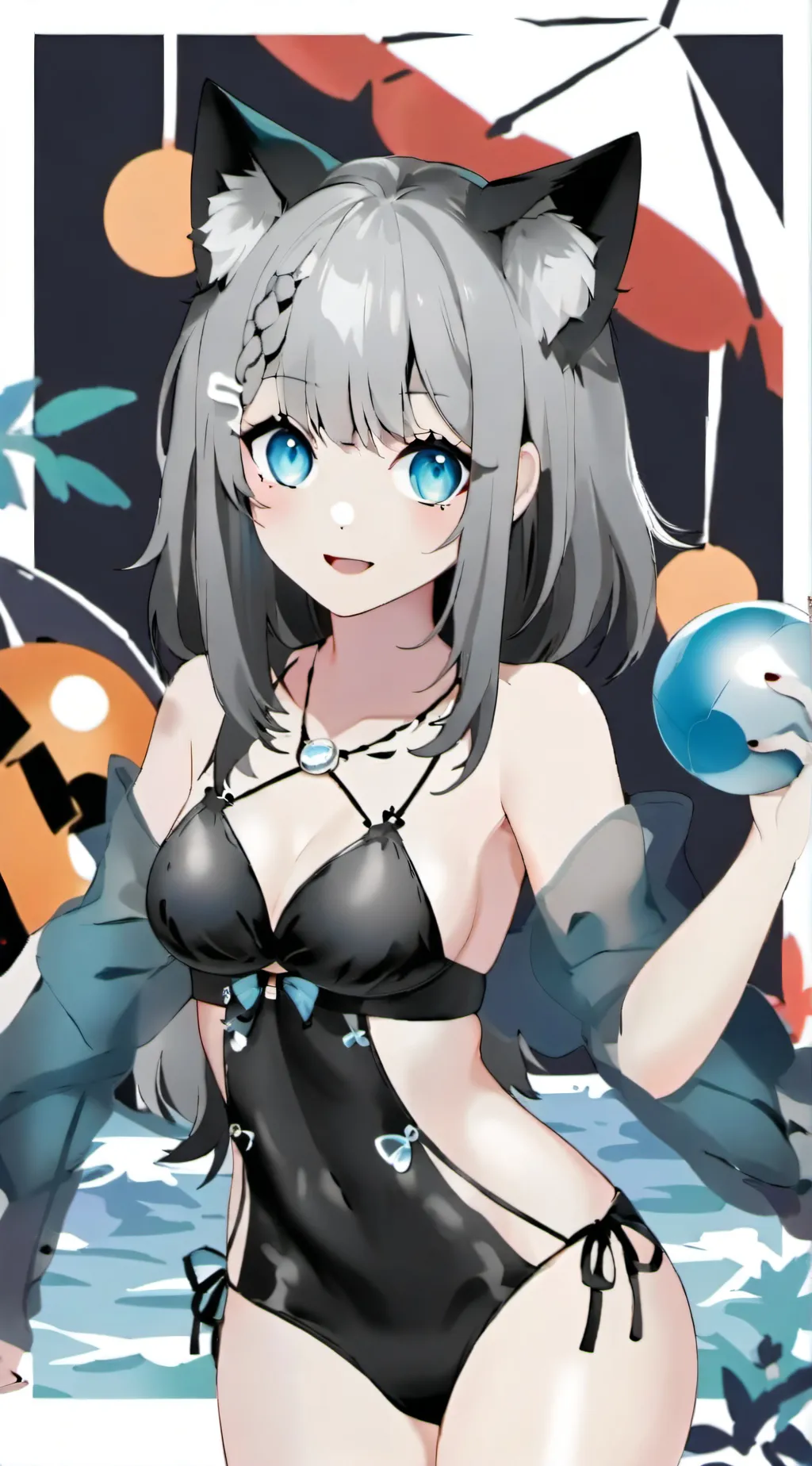 ai character: Luna background