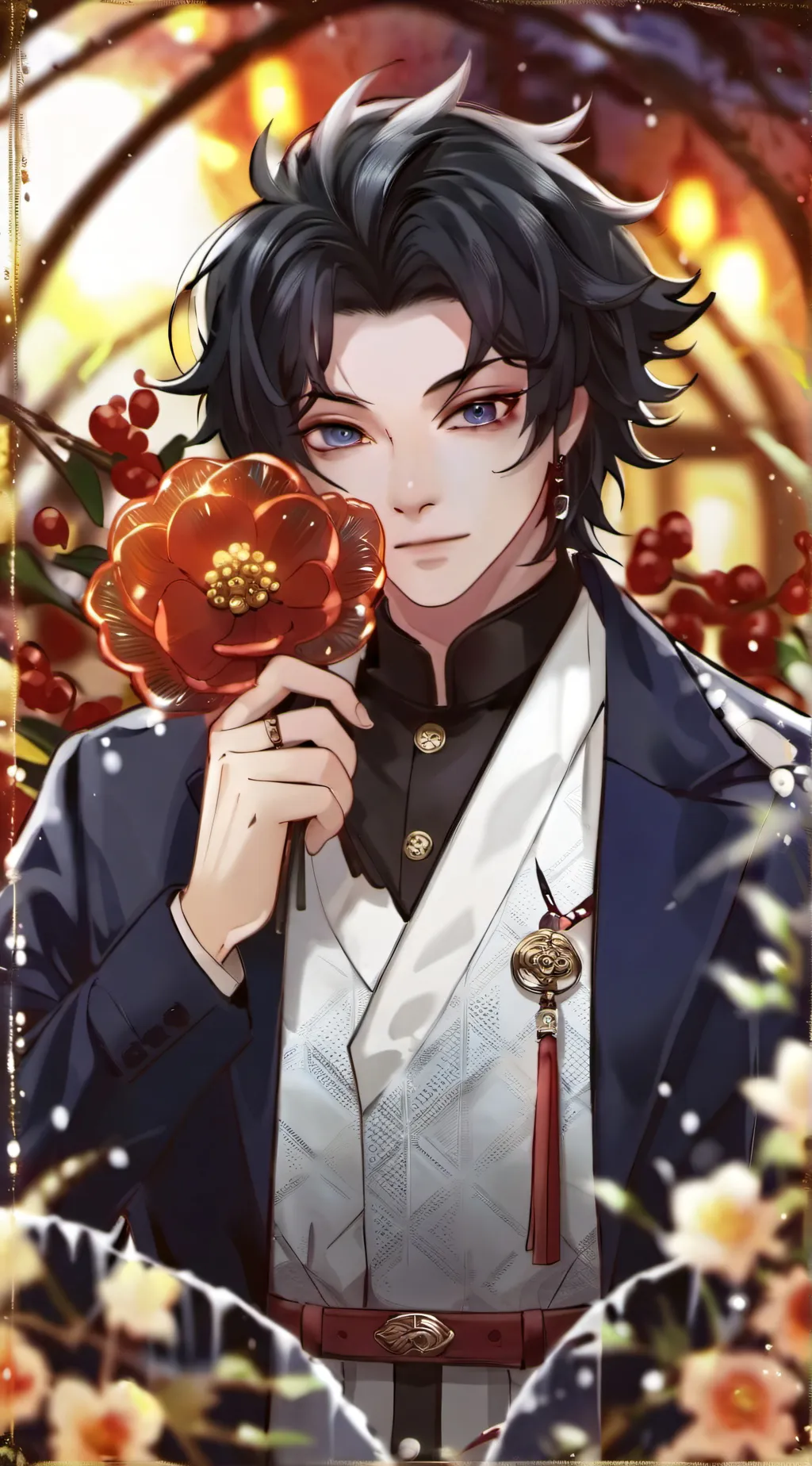 ai character: Giyuu sanemi druck background