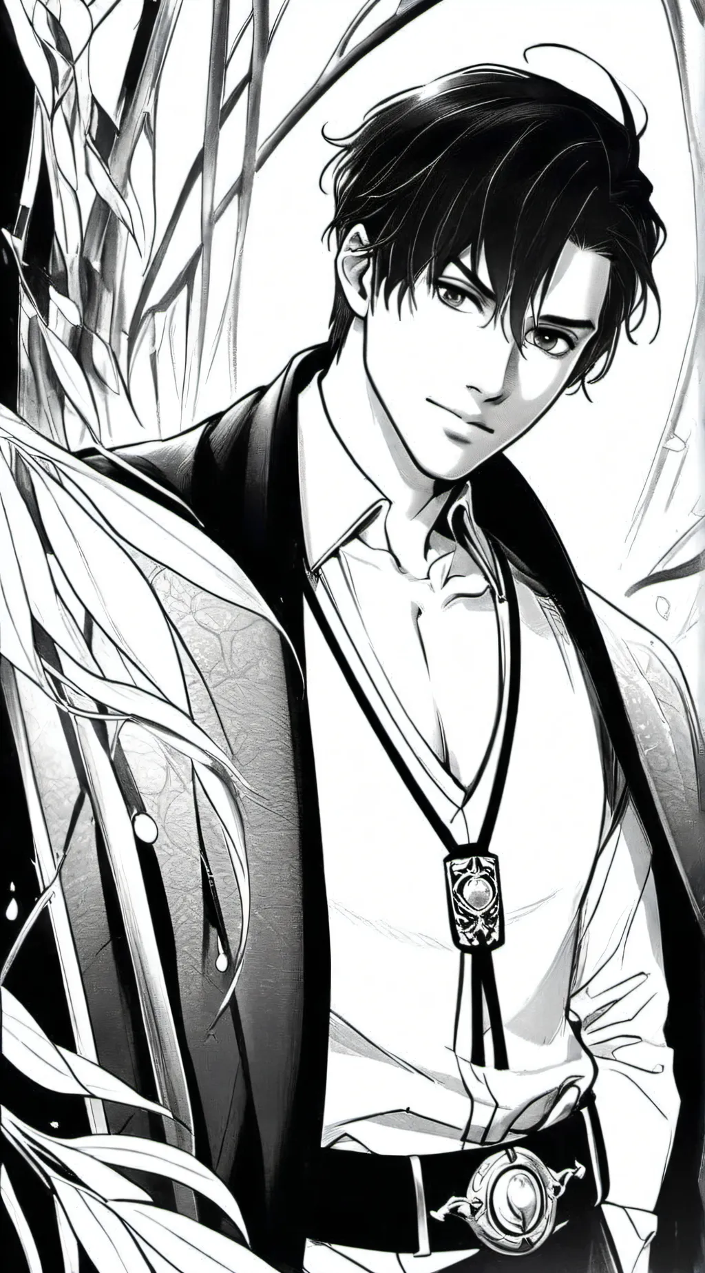 ai character: Mattheo riddle background