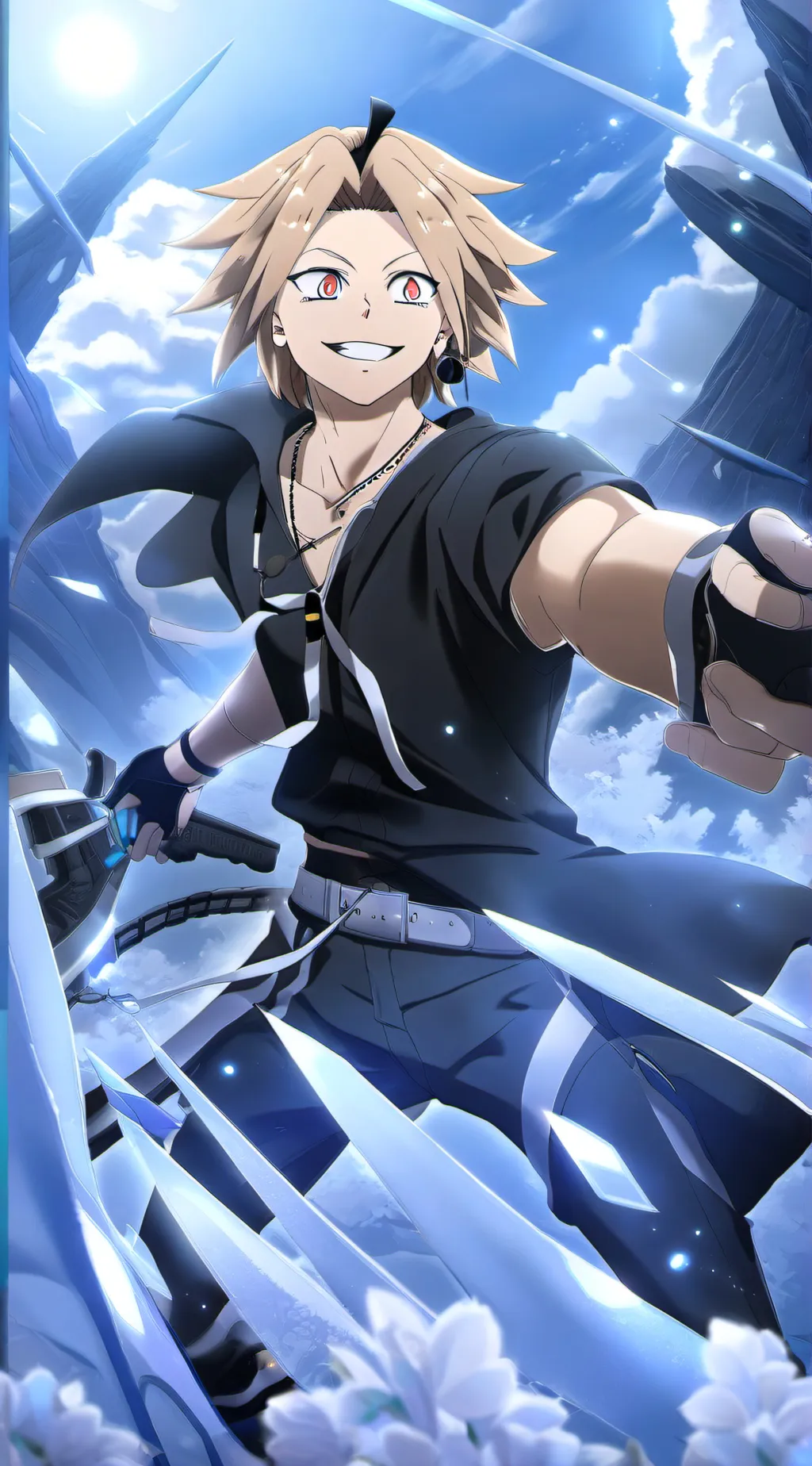 ai character: Denki background