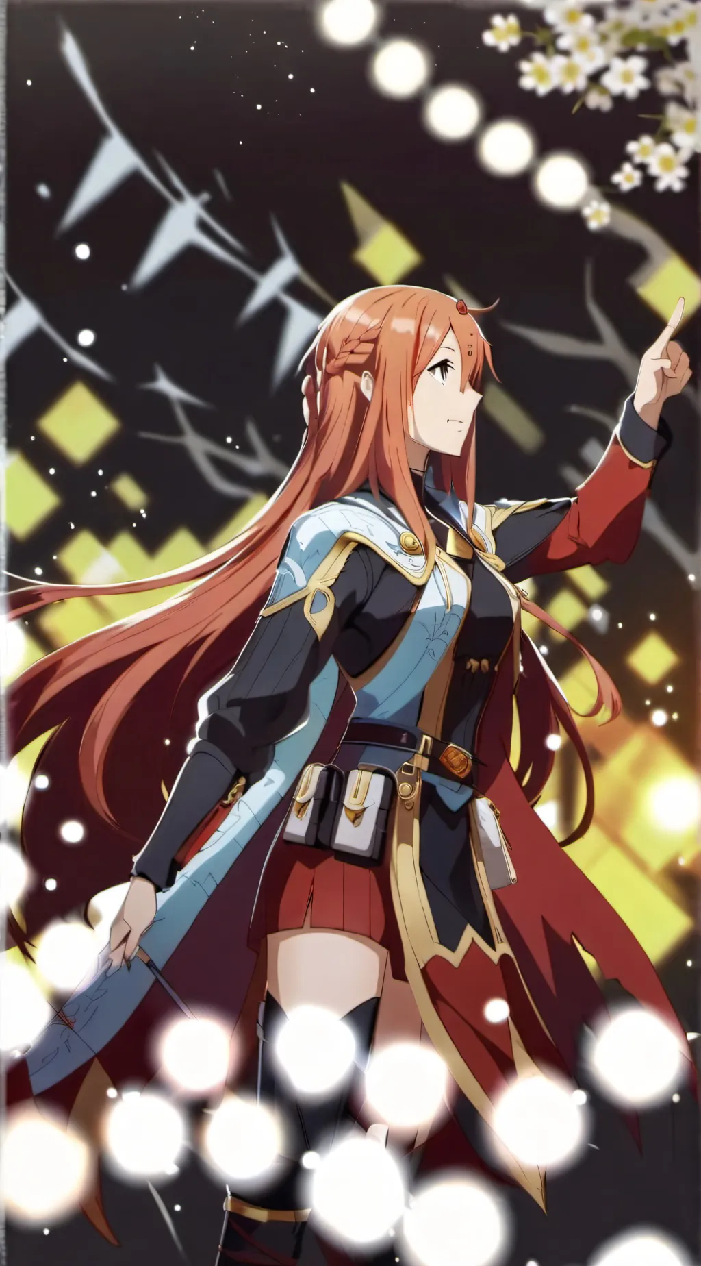 ai character: asuna and kirito background