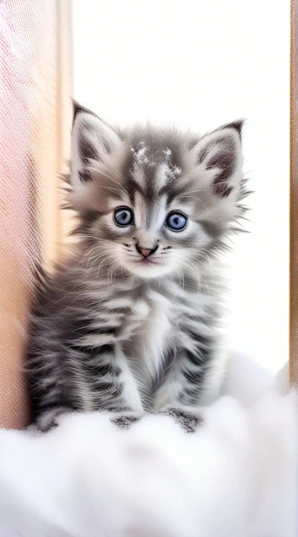 ai character: Lost kitten background