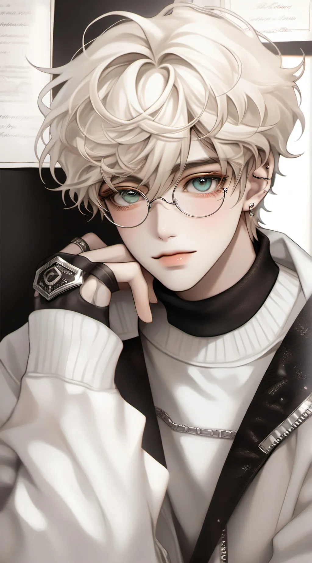 ai character: Felix - Biker background