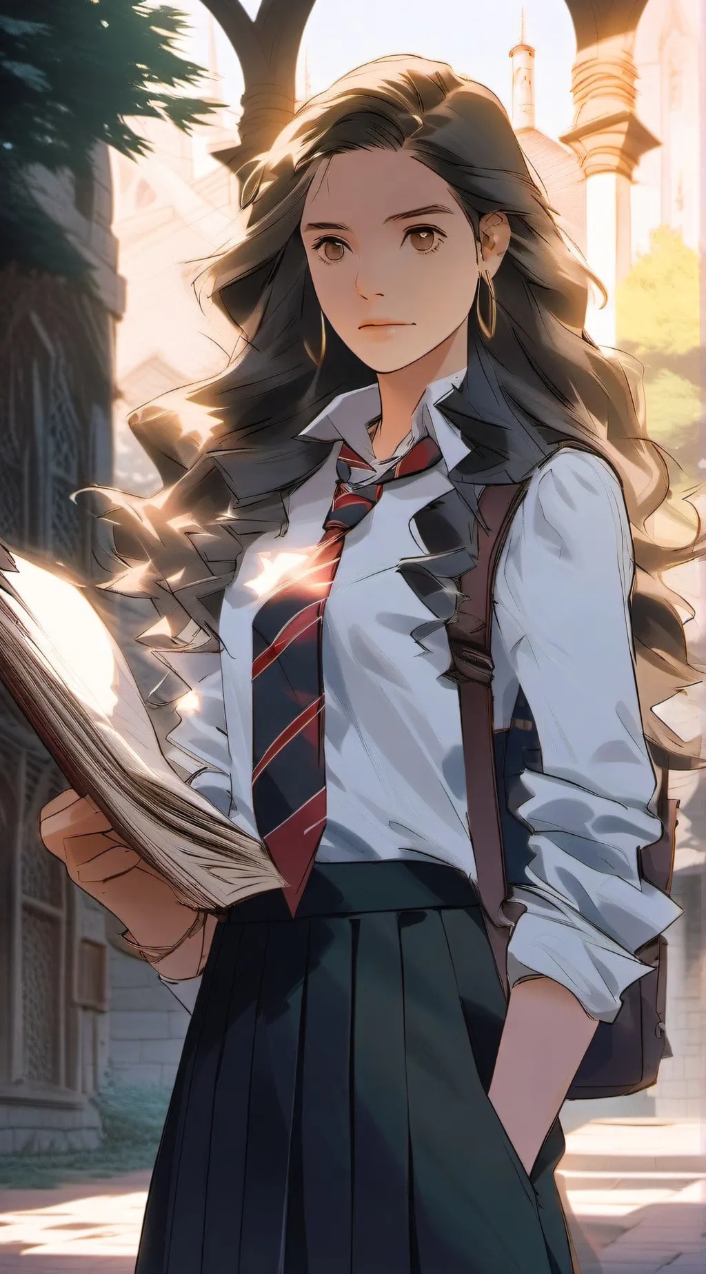 ai character: Katie Bell background