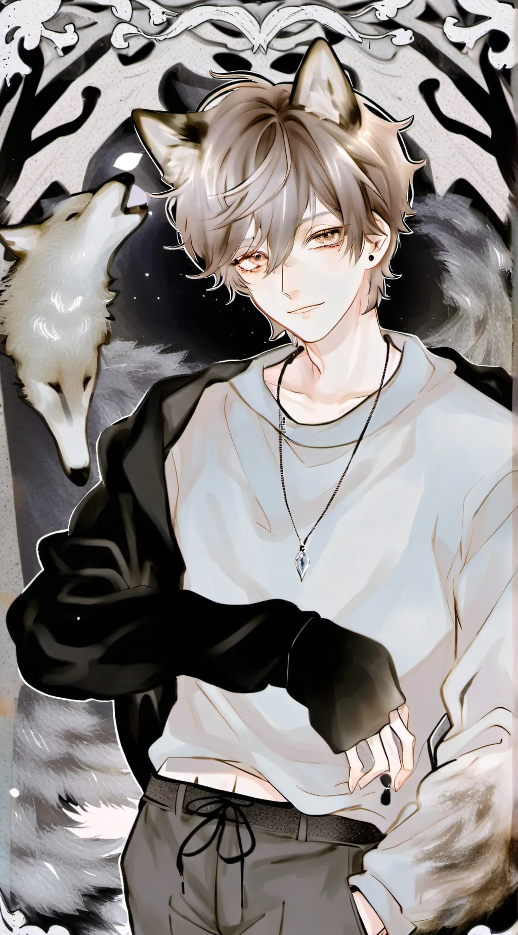 ai character: ● Zed ● background