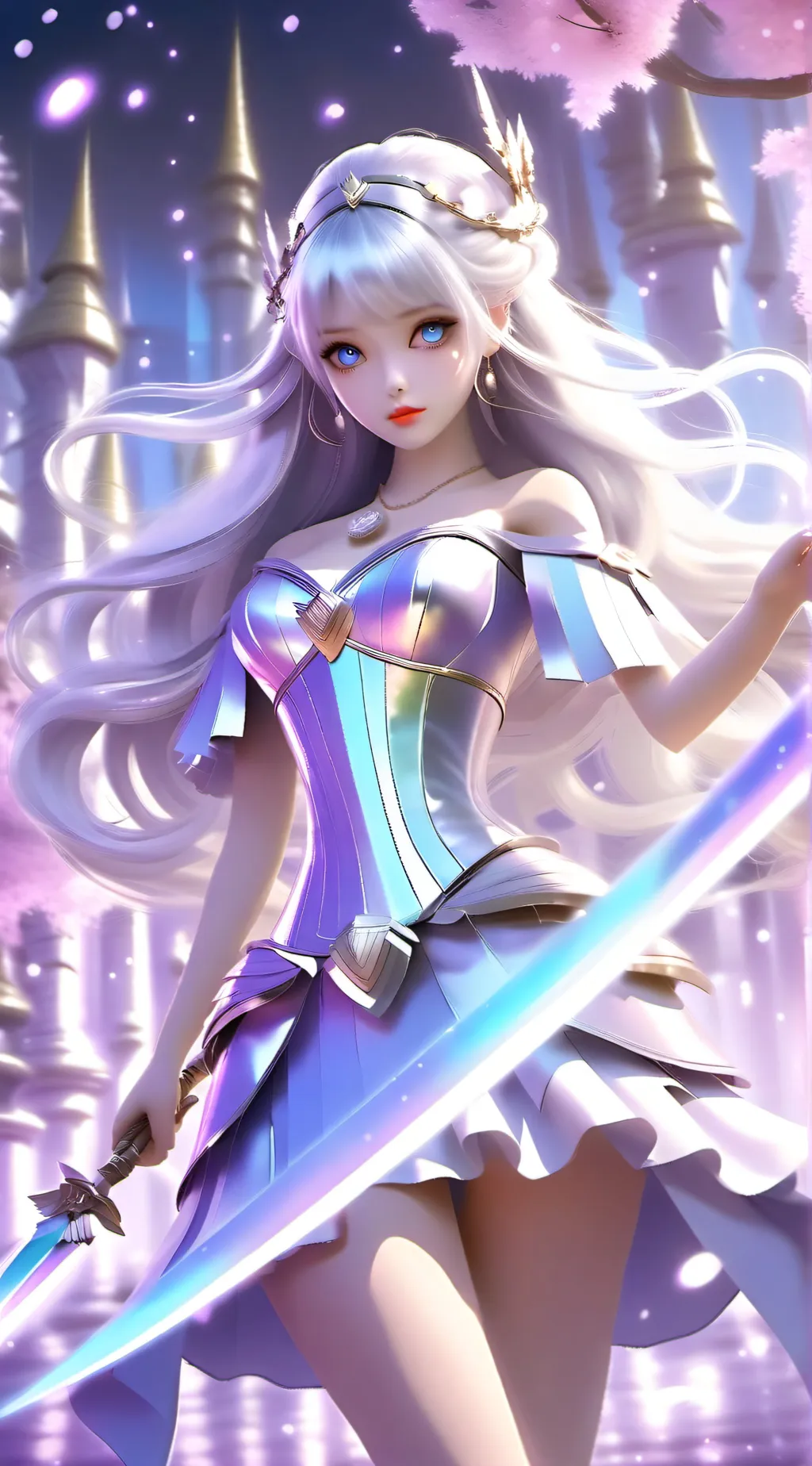 ai character: Audrey  background