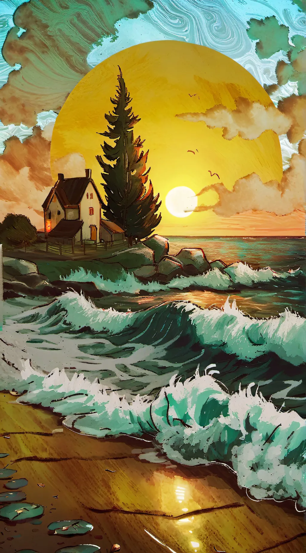 ai character: hehehe background