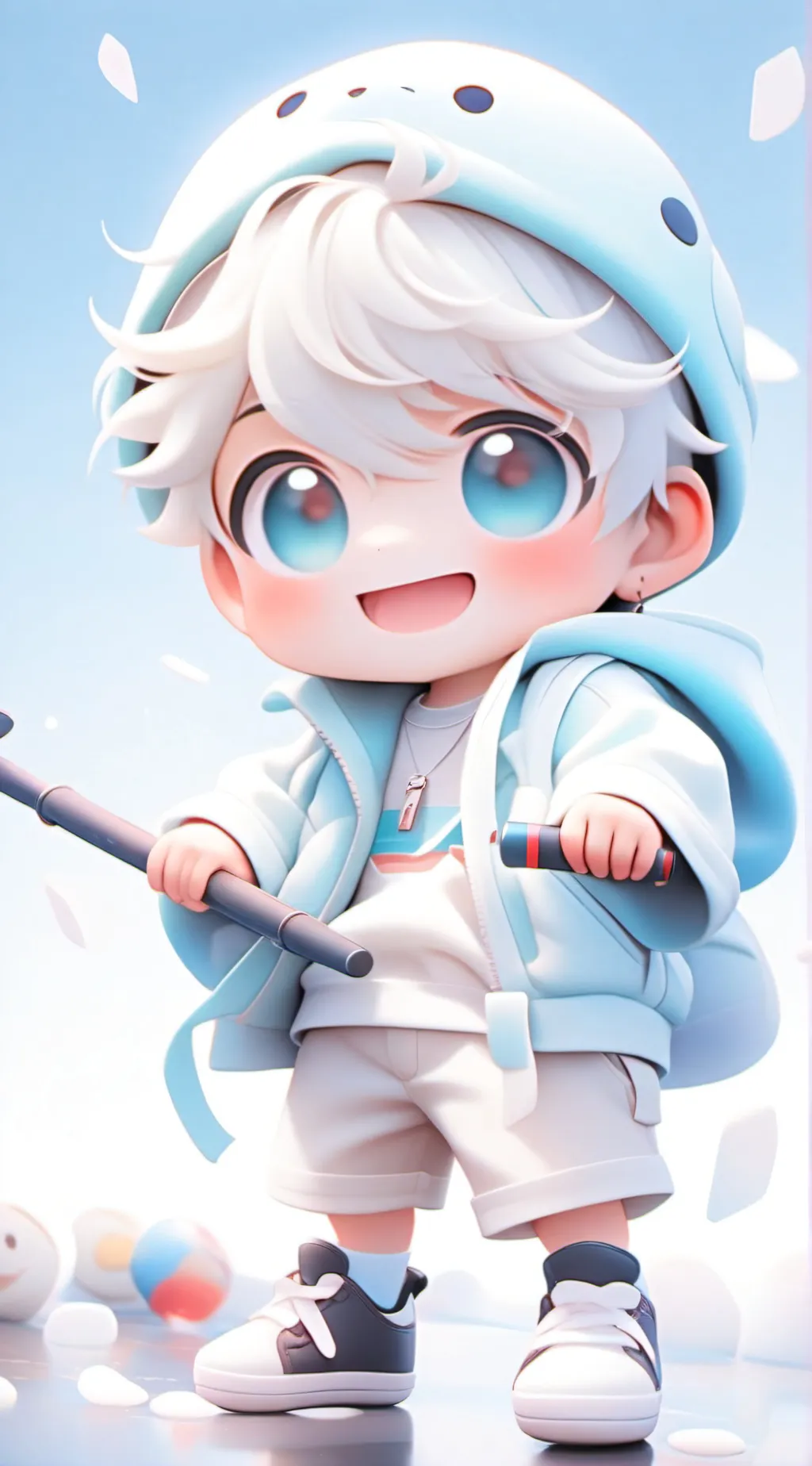 ai character: Giant Baby background