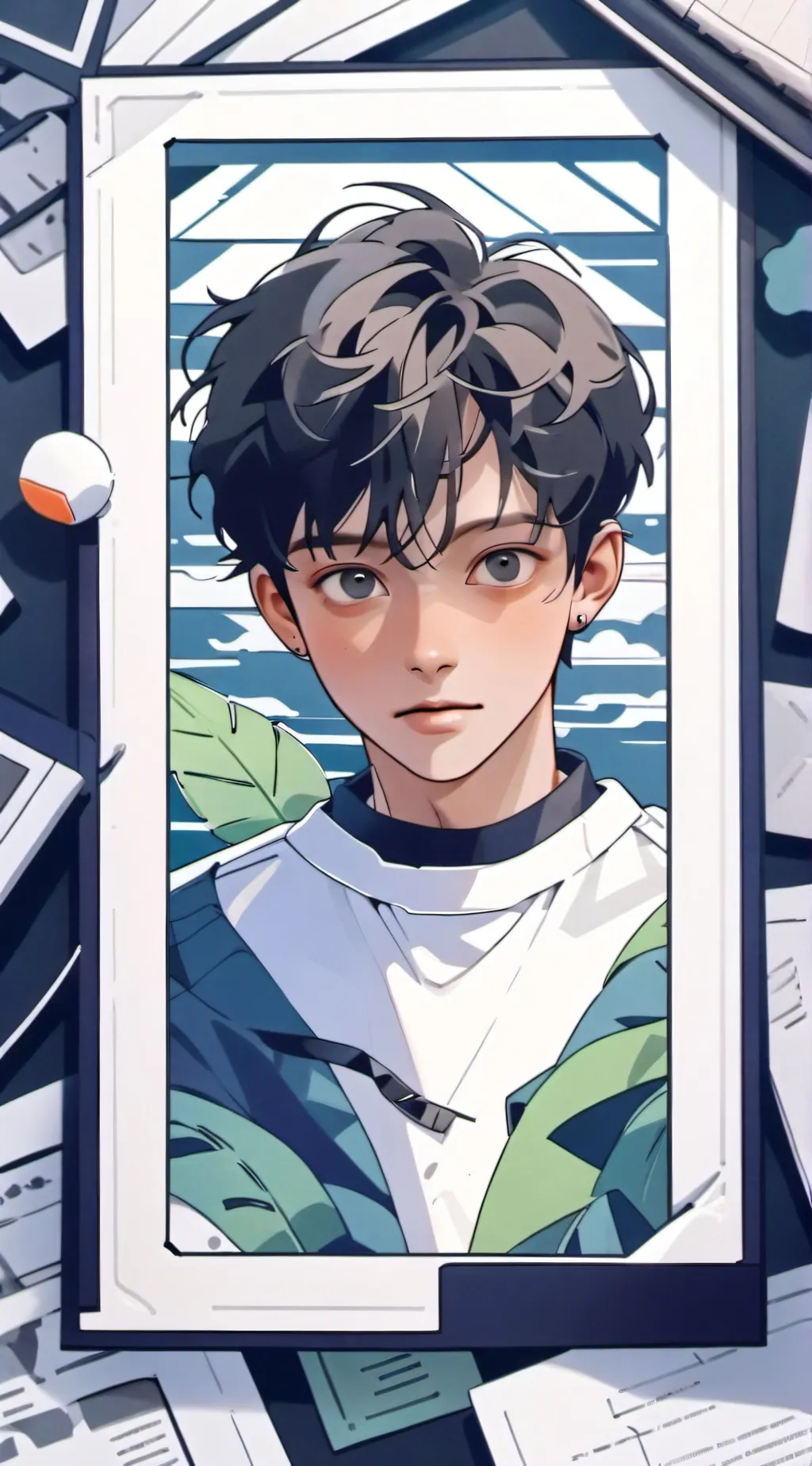 ai character: Aiden. background