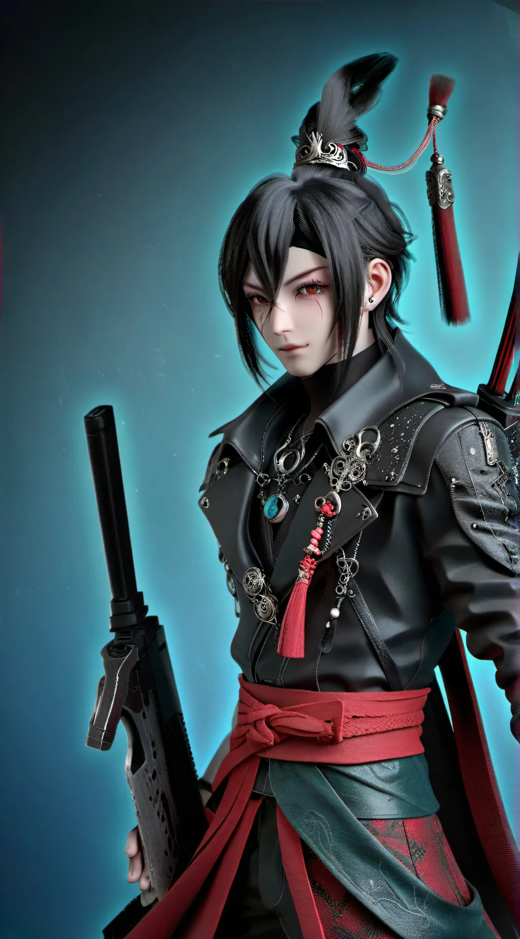 ai character: Shuichi Saihara background