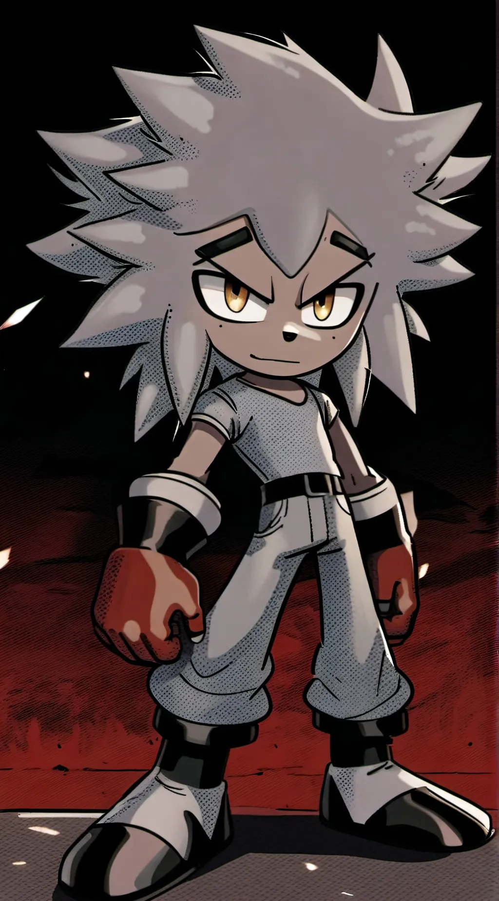 ai character: Sliver the Hedgeho background