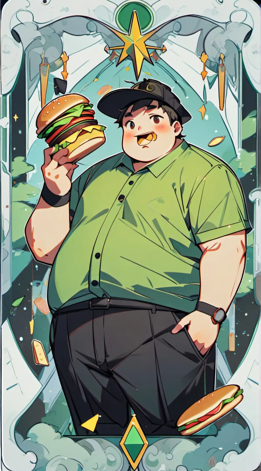 ai character: Chuck background