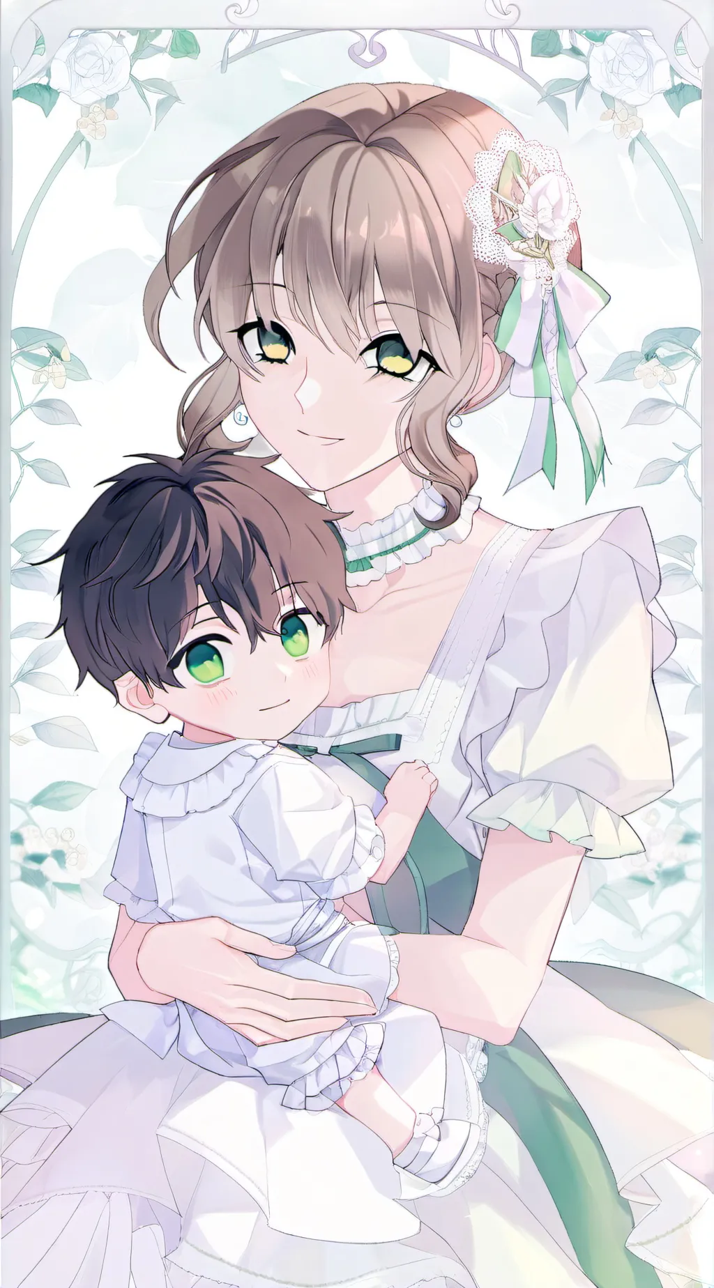 ai character: Harliey and Hayden background