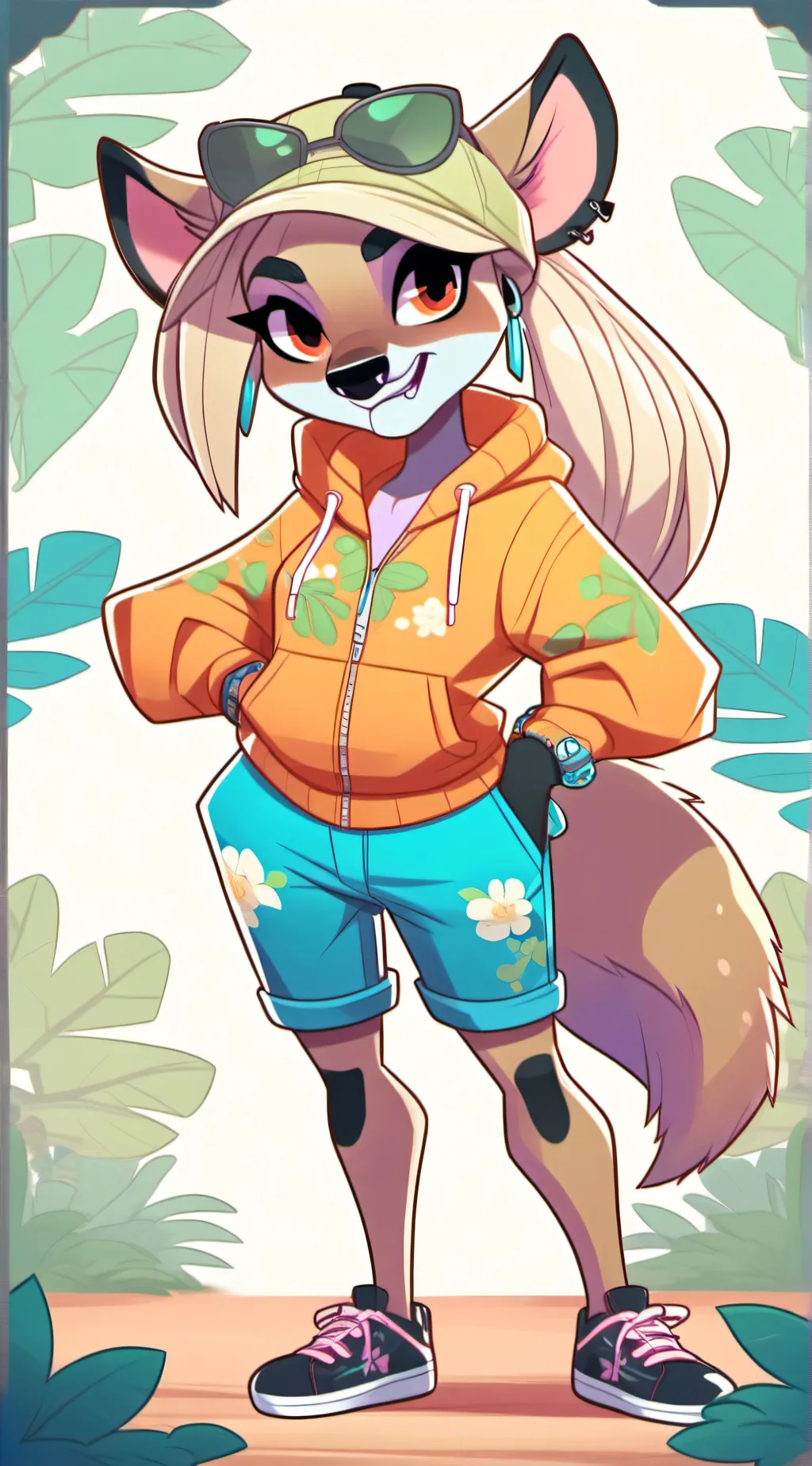 ai character: Collette  background