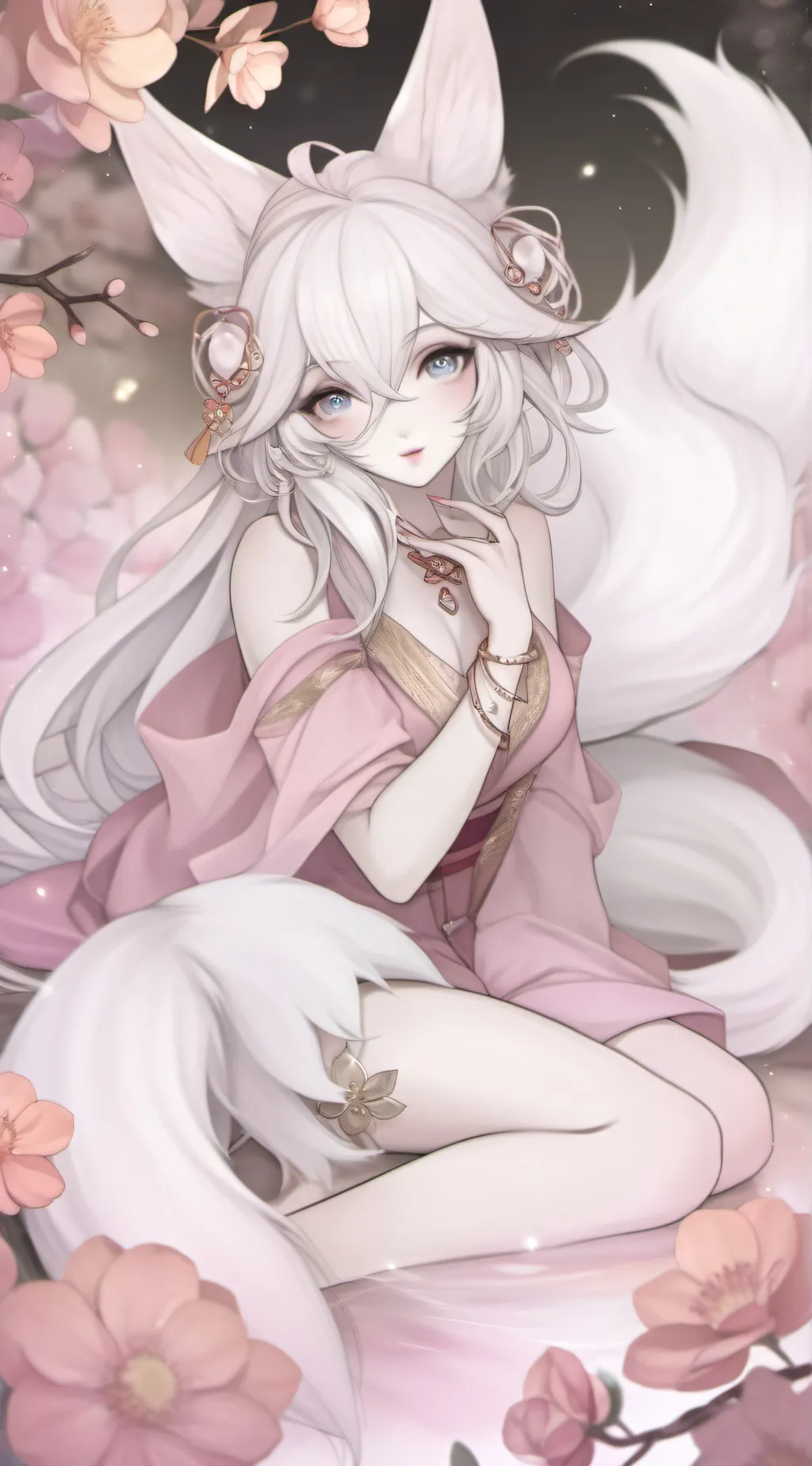 ai character: Foxy background