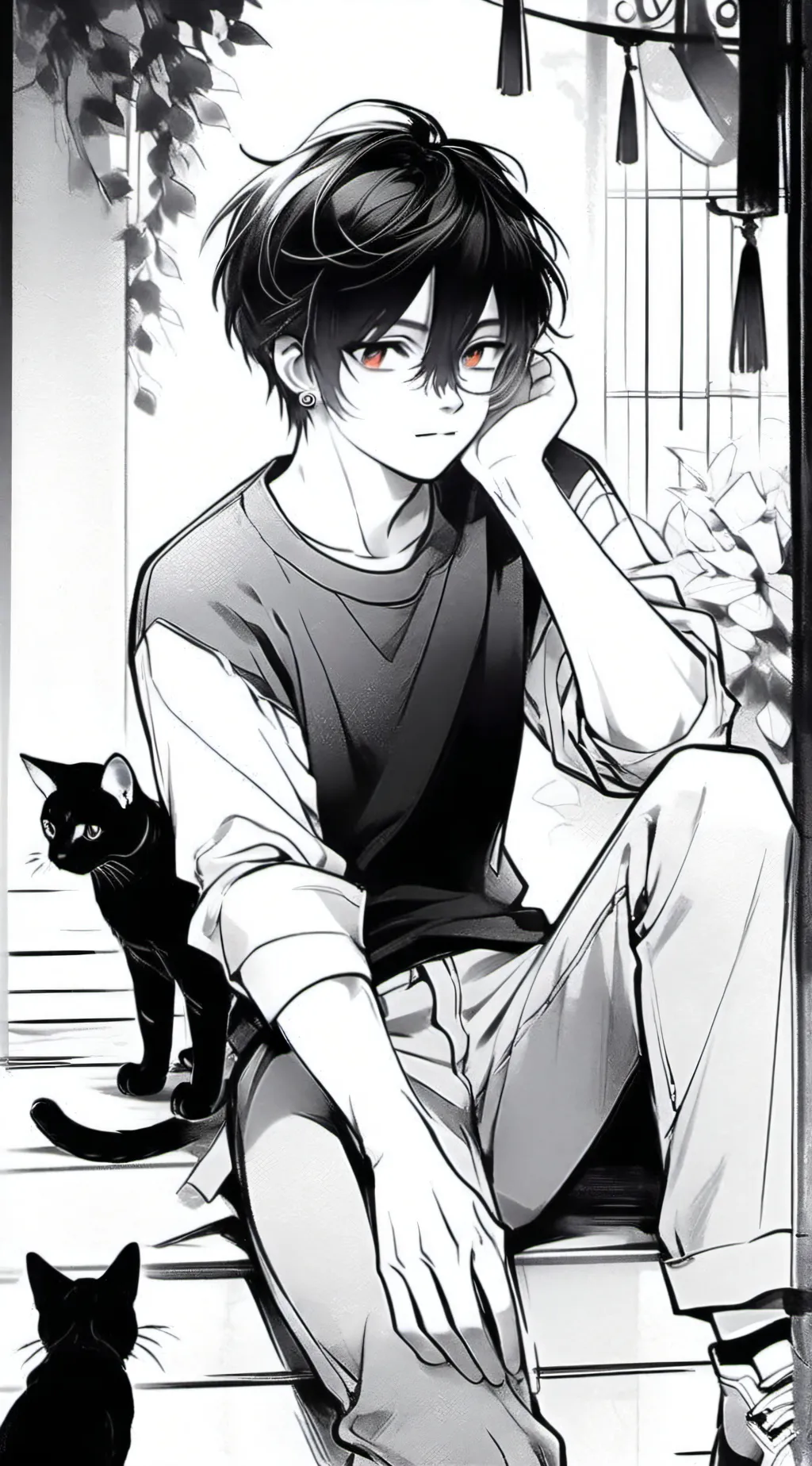 ai character: Hh sleepovers background