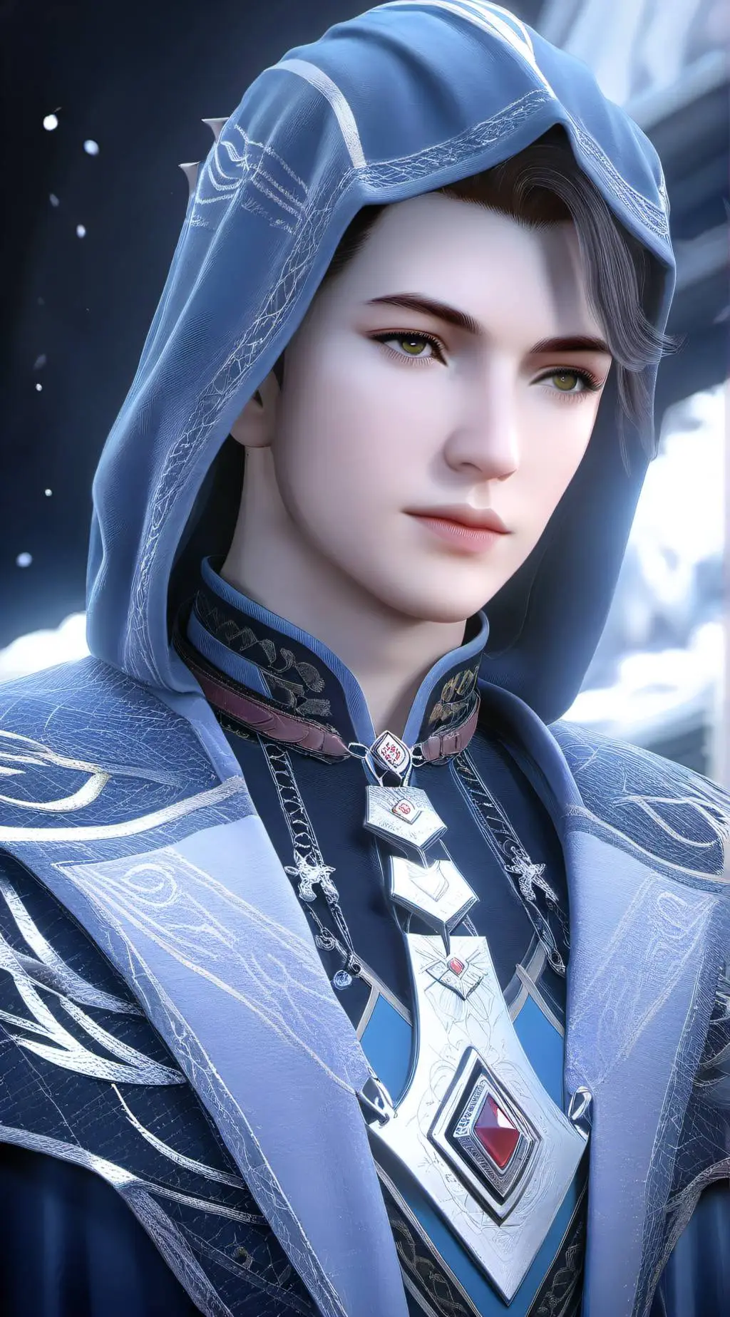 ai character: Mattheo riddle  background