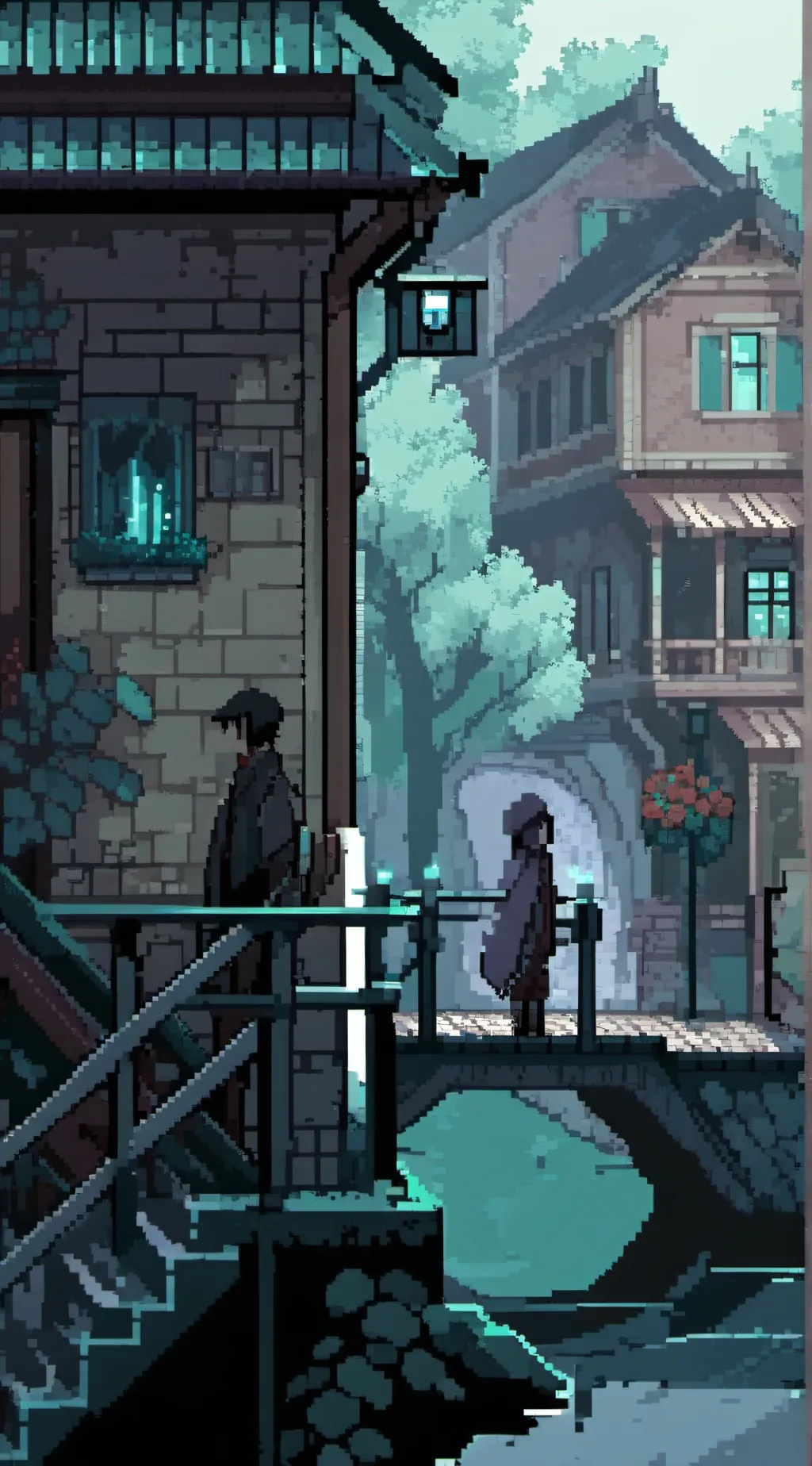 ai character: Demon slayer  background