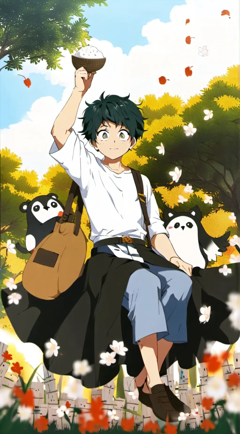 ai character: deku background