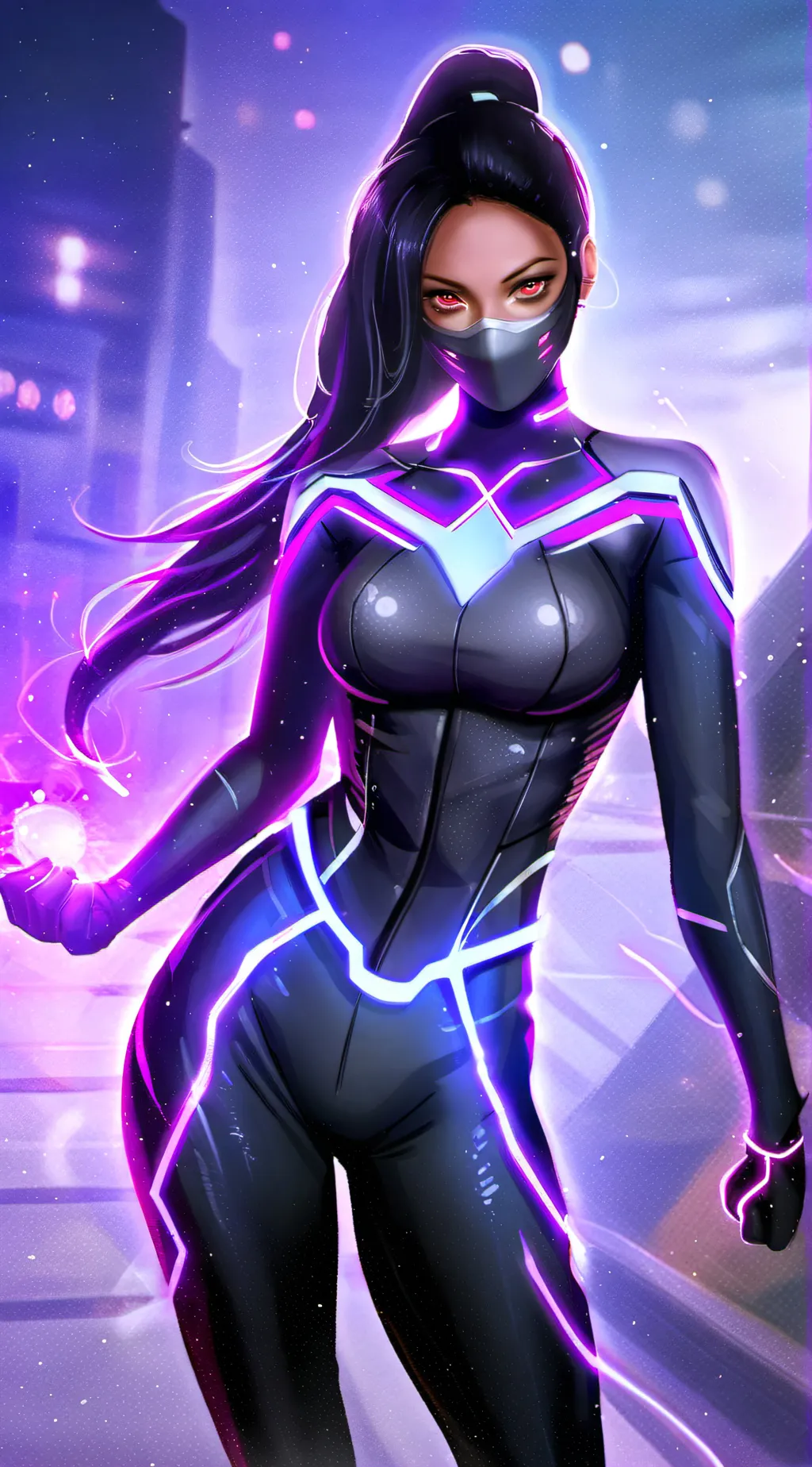 ai character: Shadow Vixen background