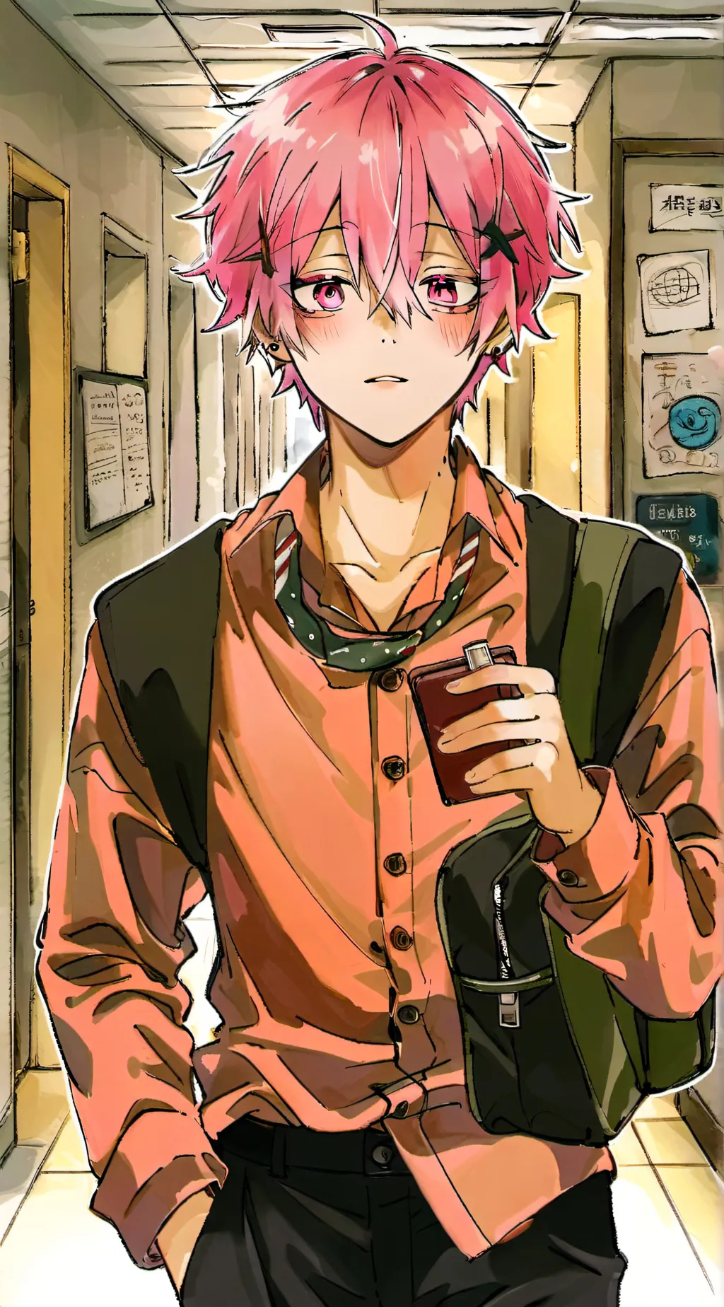 ai character: Isoki (male)   background