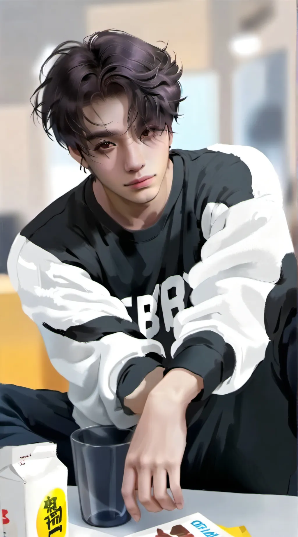 ai character: david background