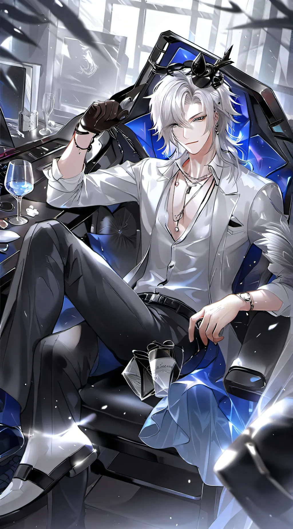 ai character: Gamer Boy  background