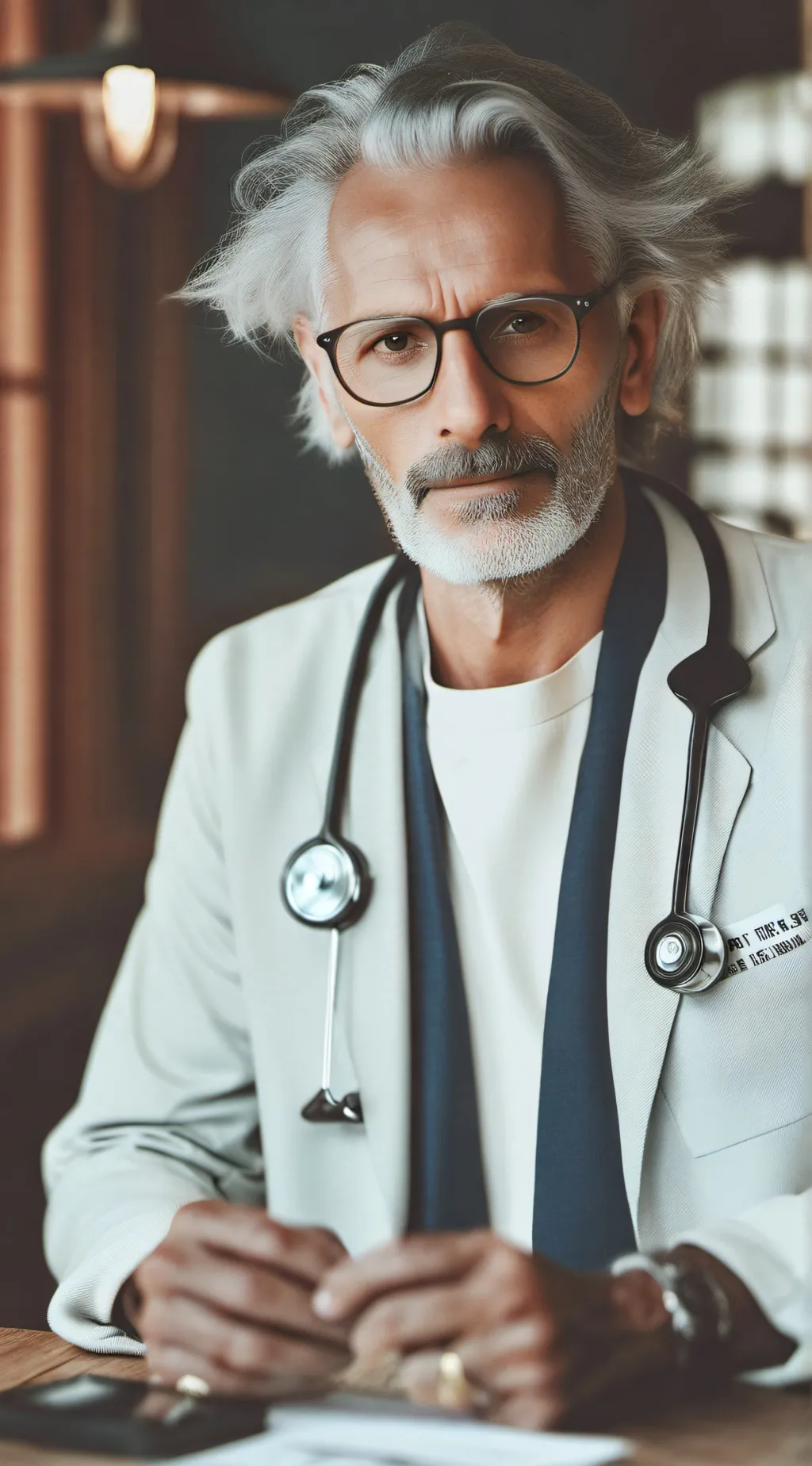 ai character: doctor benzo  background