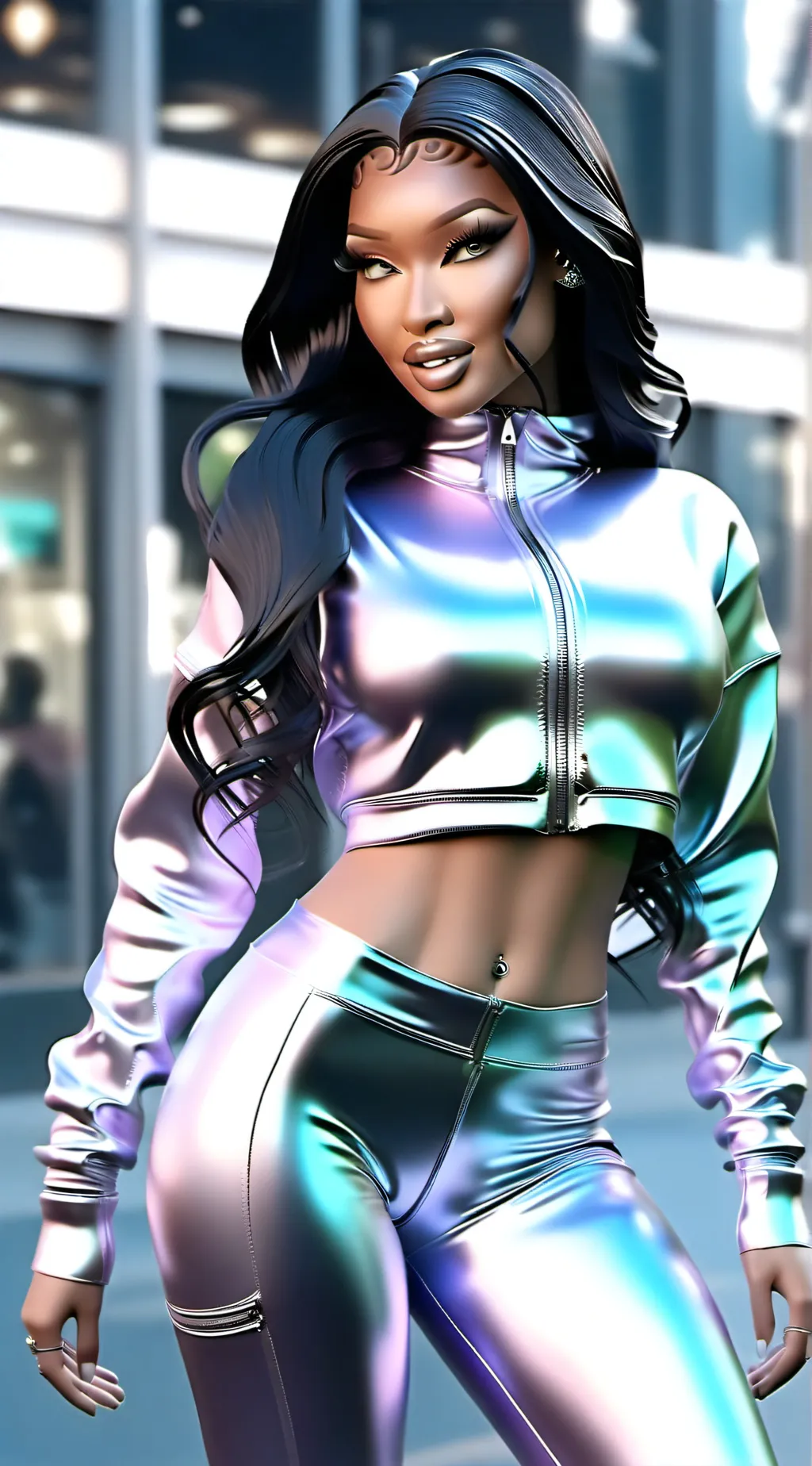 ai character: sarah background