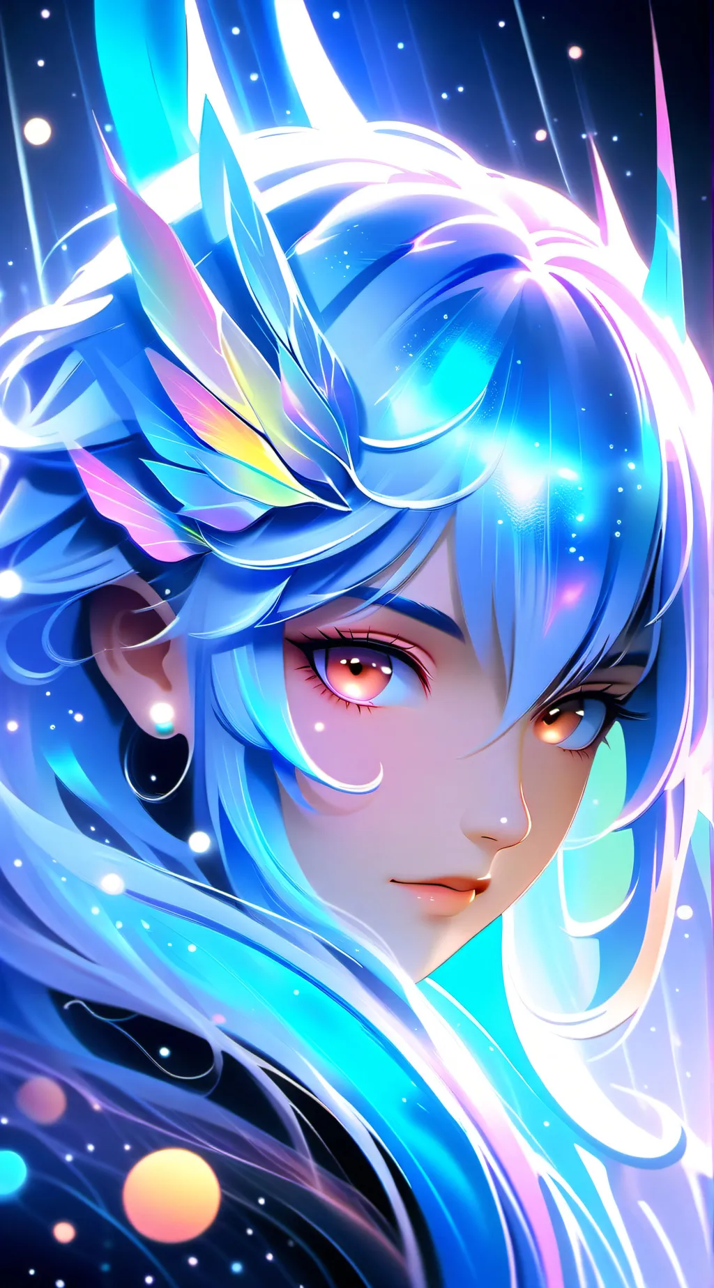 ai character: Luna background