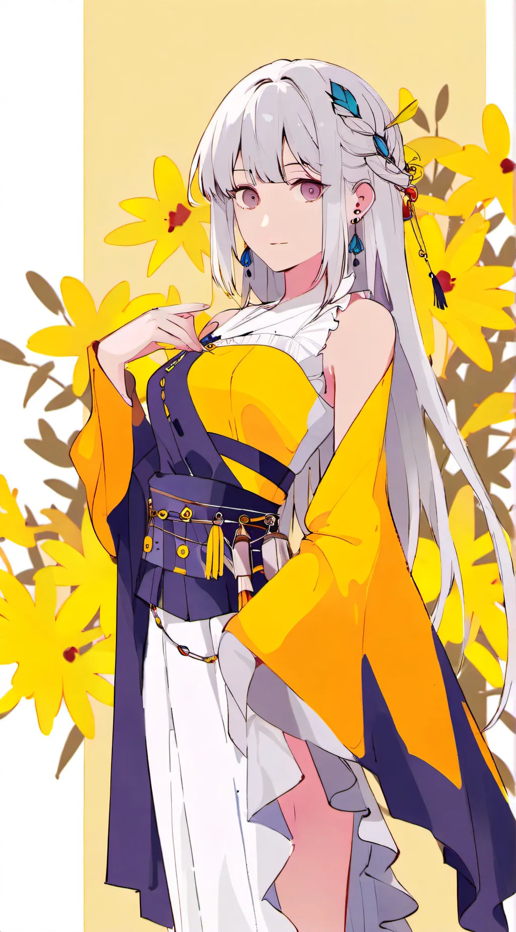 ai character: Rose background