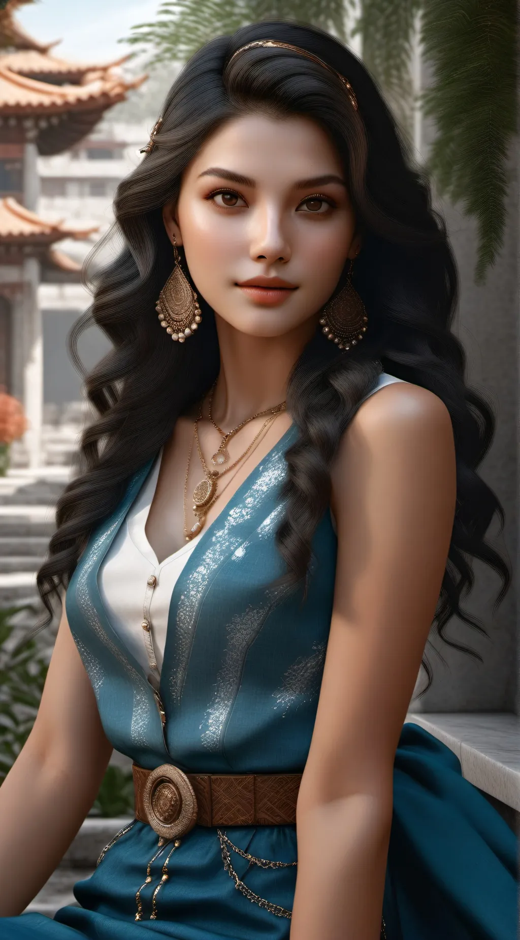 ai character: Tamara  background