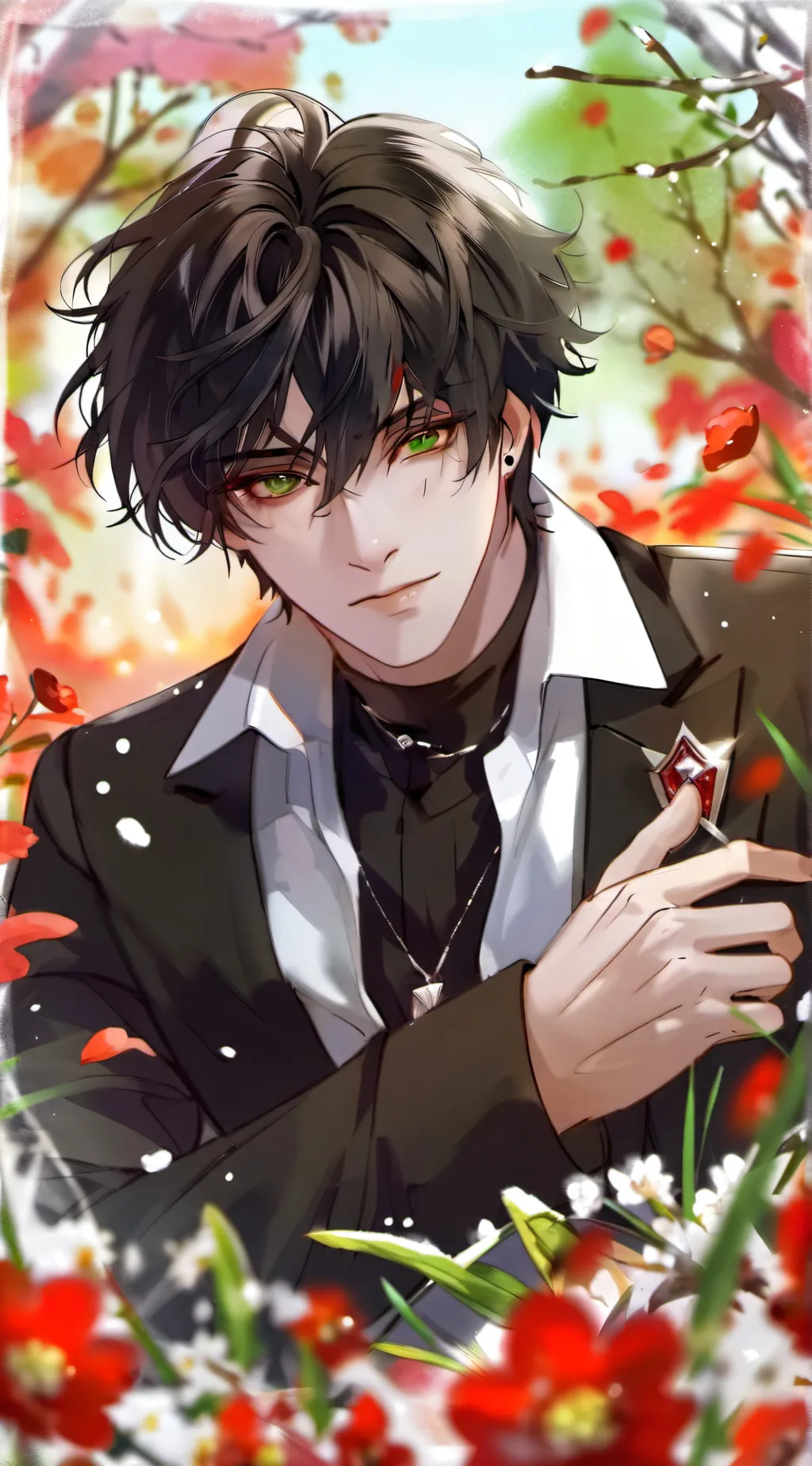 ai character: Oliver  background