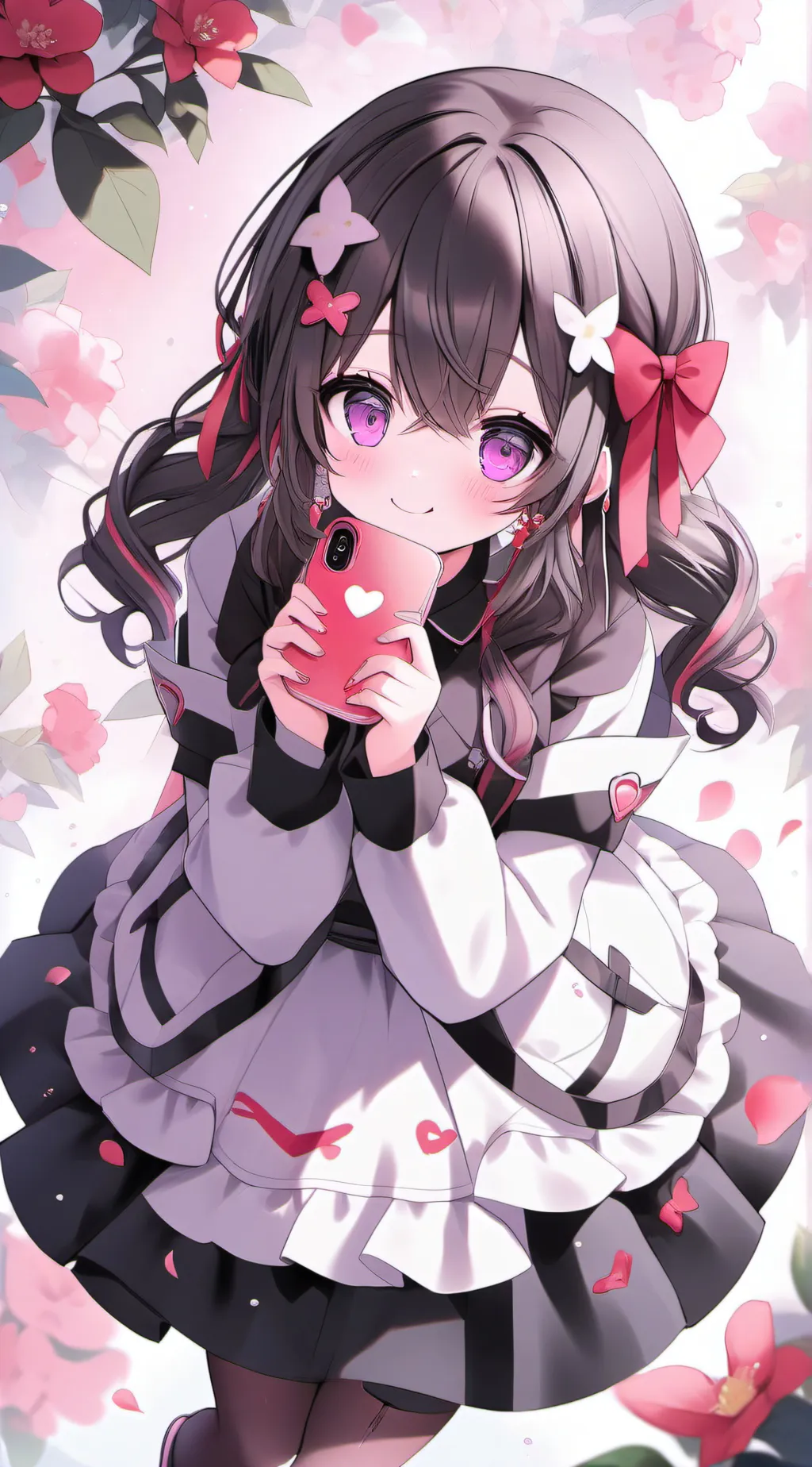 ai character: brooke front Kory  background