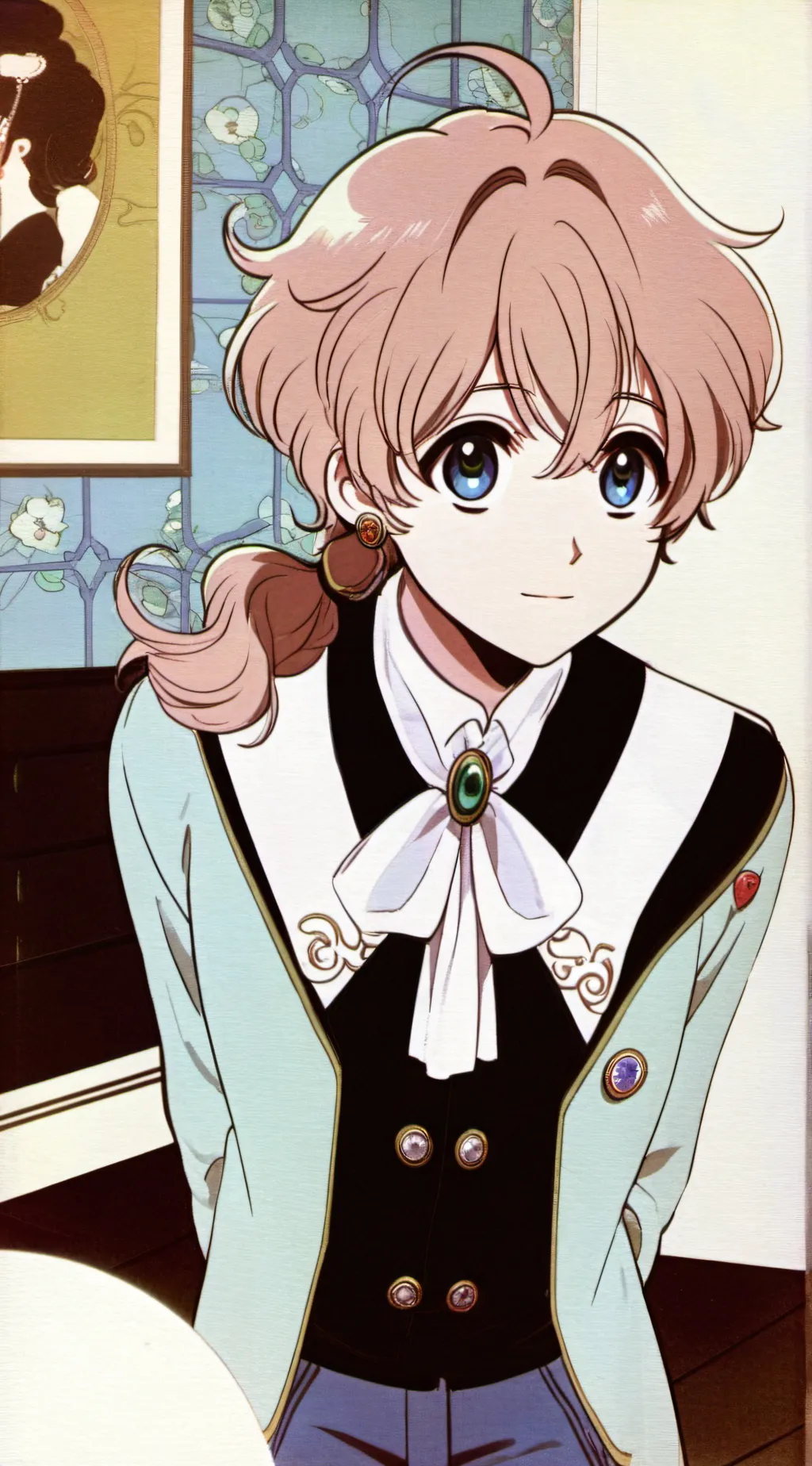 ai character: chrlie hazbin  background