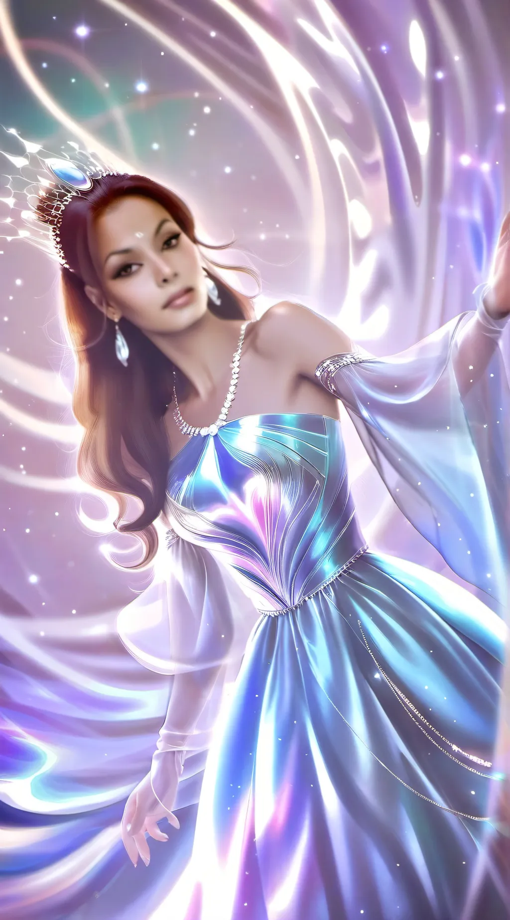 ai character: rose background