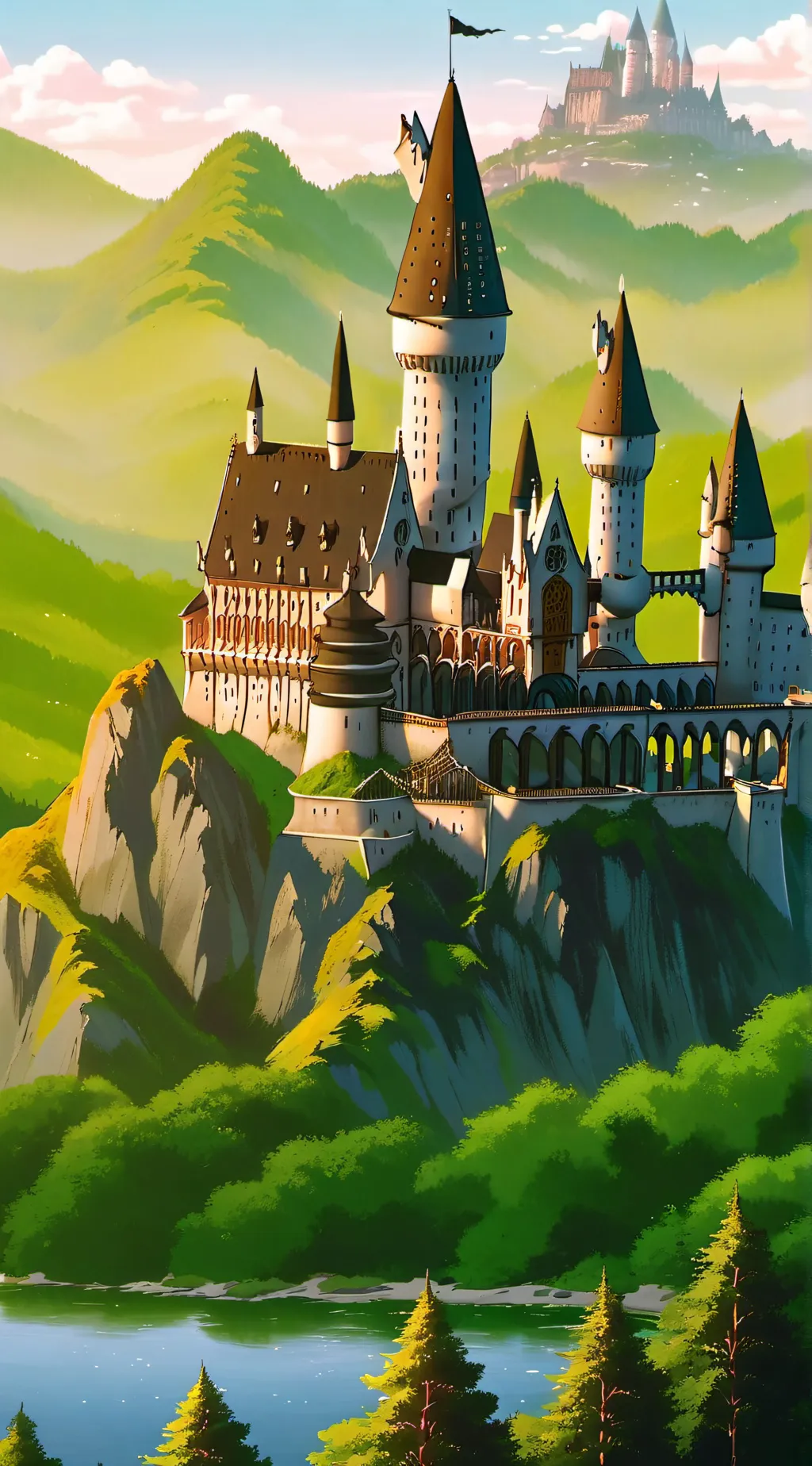 ai character: Hogwarts background