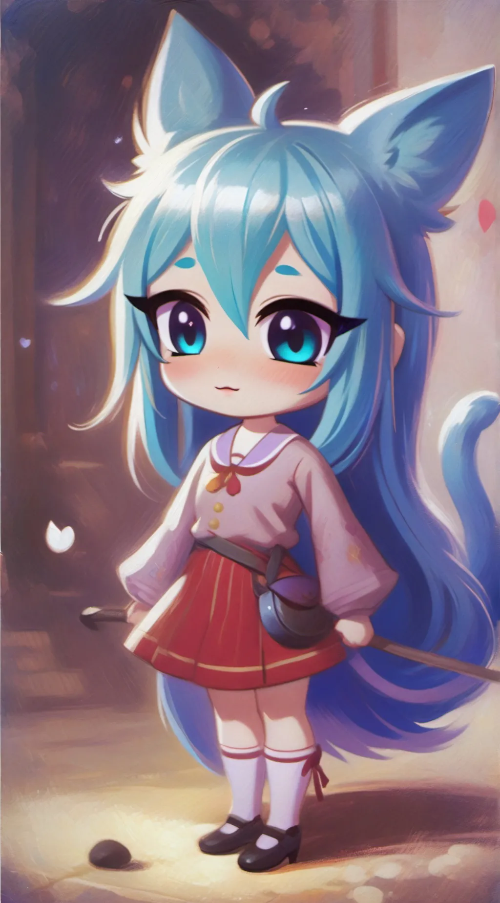 ai character: Eva background