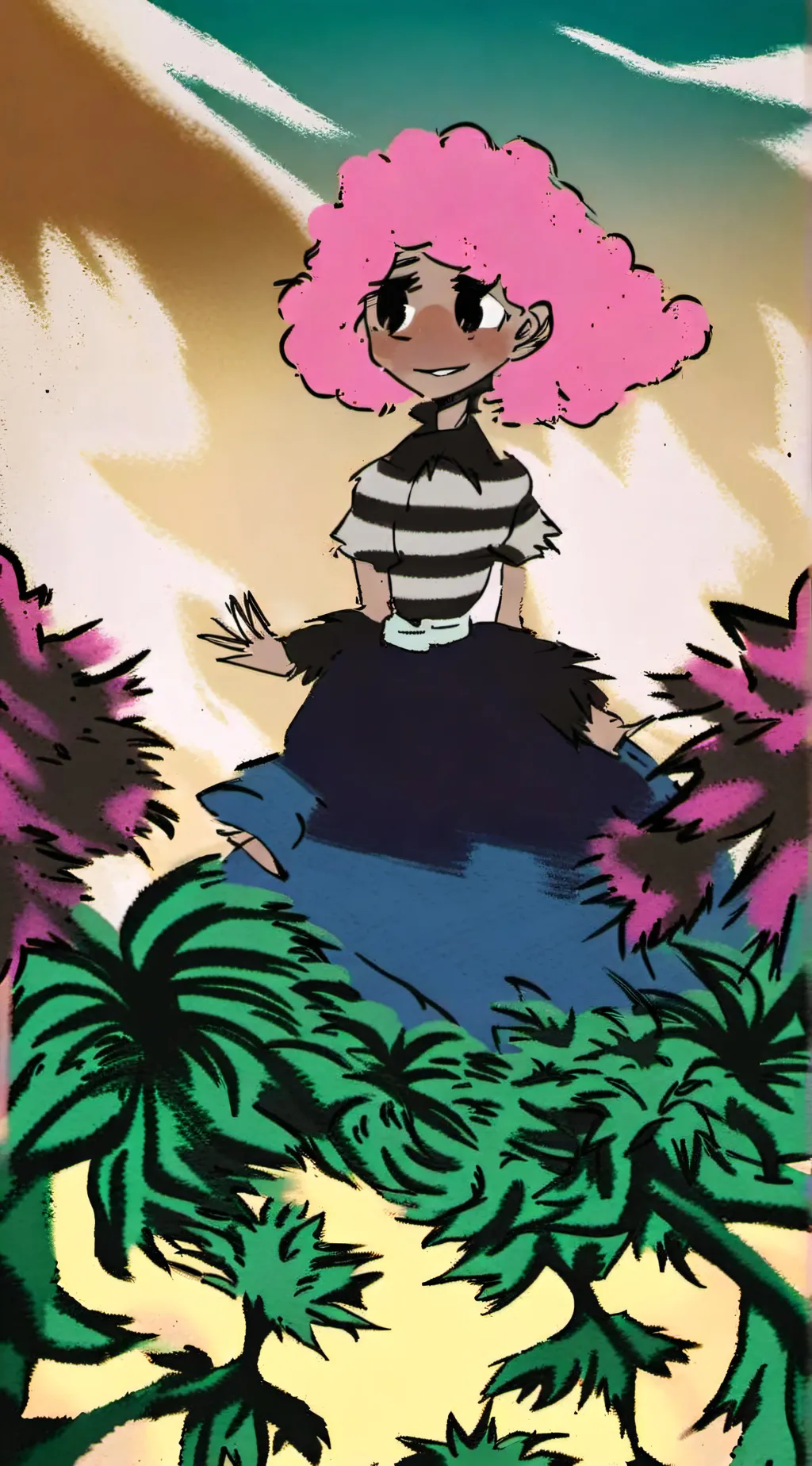 ai character: Maisie 🩷 background