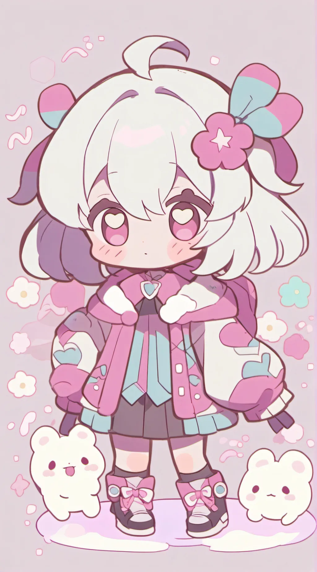 ai character: korina  background