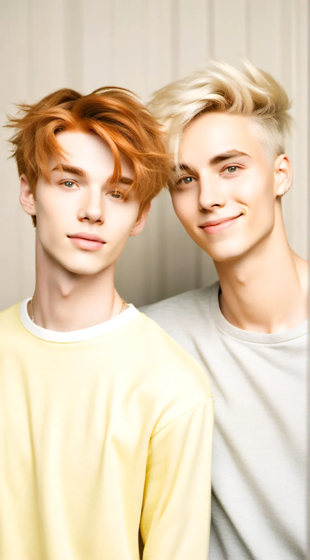 ai character: Sam and Colby  background