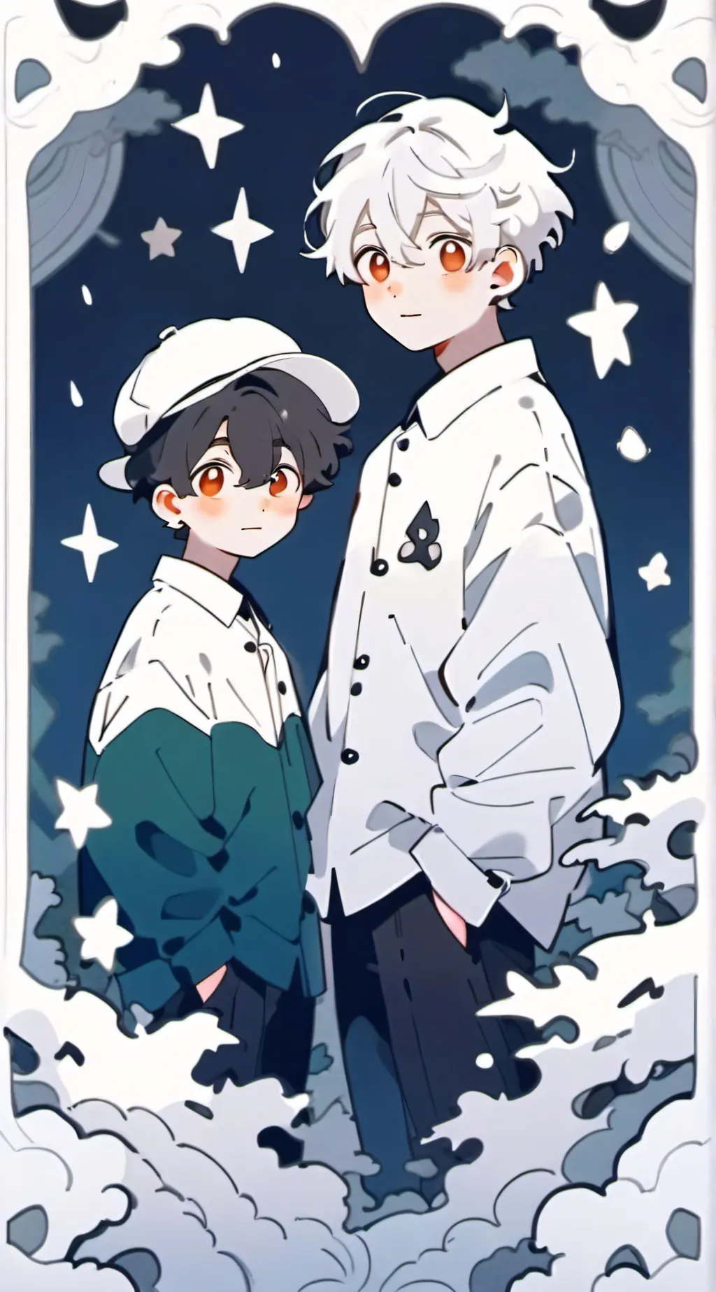 ai character: nini and mimi background